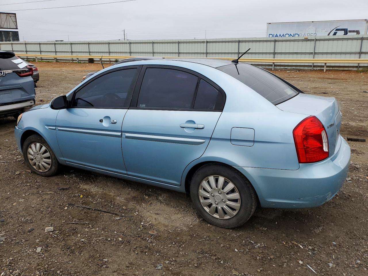 2008 Hyundai Accent Gls Синий vin: KMHCN46C28U207531