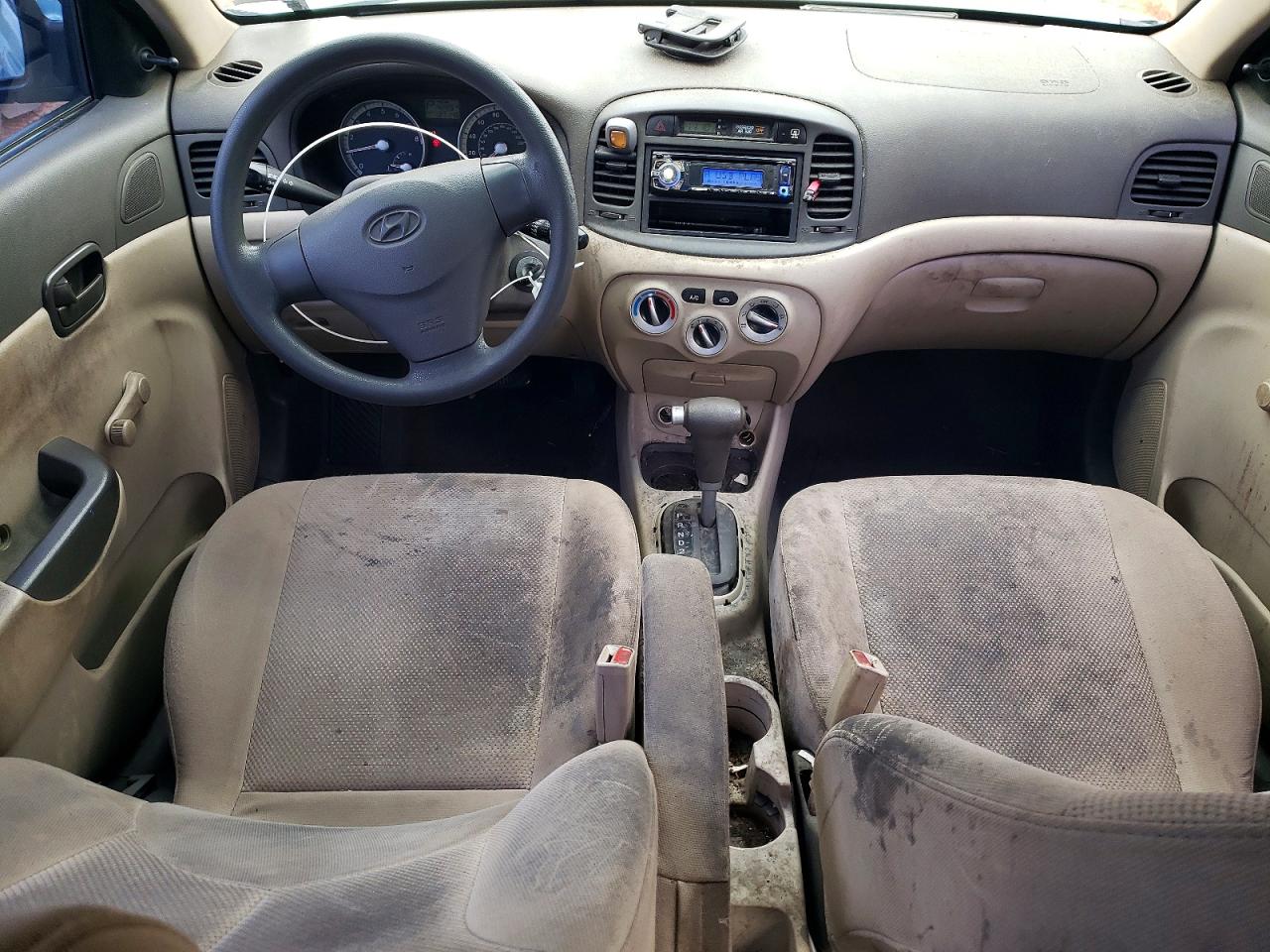 2008 Hyundai Accent Gls Синий vin: KMHCN46C28U207531