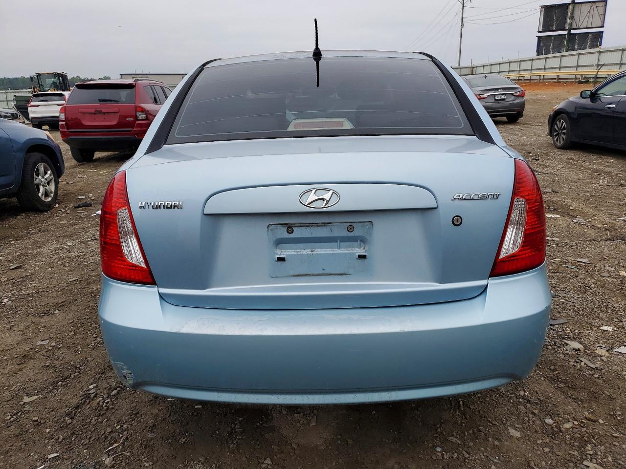 2008 Hyundai Accent Gls Синий vin: KMHCN46C28U207531