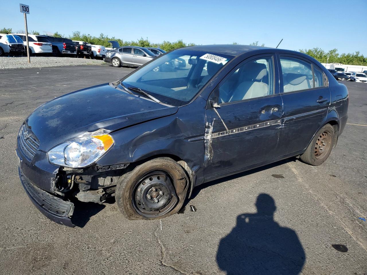 2008 Hyundai Accent Gls Charcoal vin: KMHCN46C28U233286