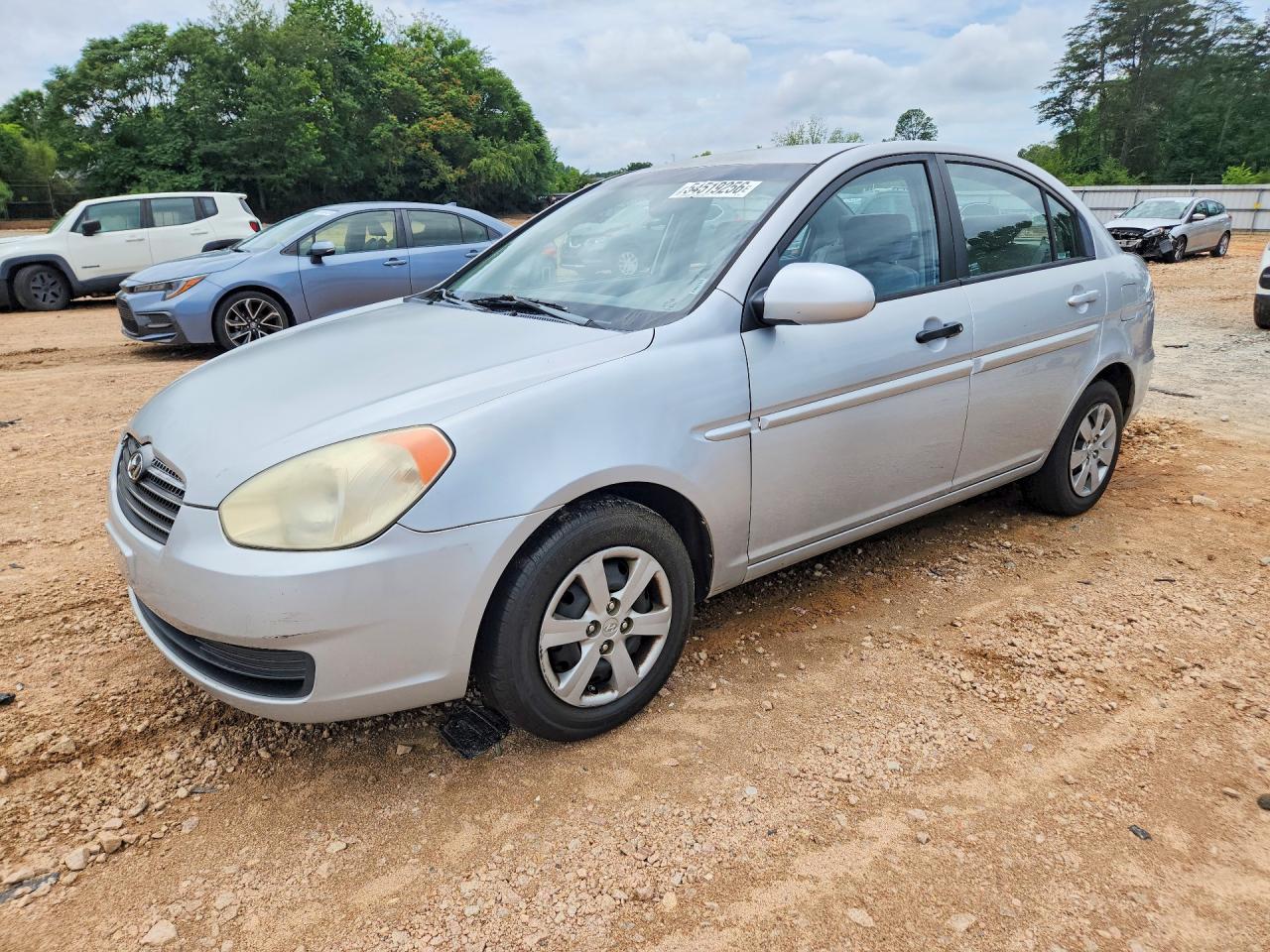 2009 Hyundai Accent Gls Серебряный vin: KMHCN46C29U339481