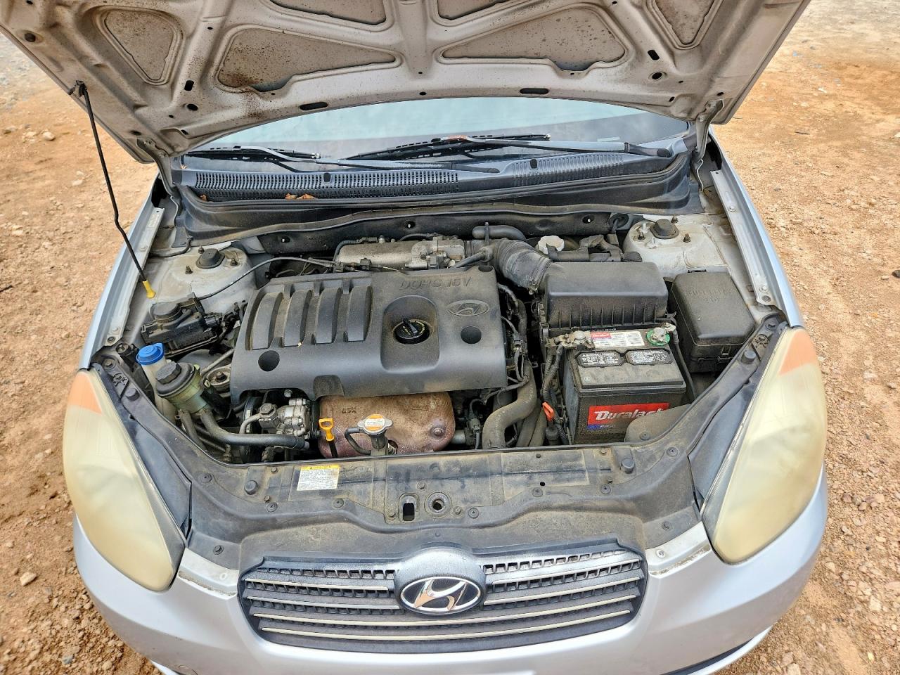2009 Hyundai Accent Gls Серебряный vin: KMHCN46C29U339481
