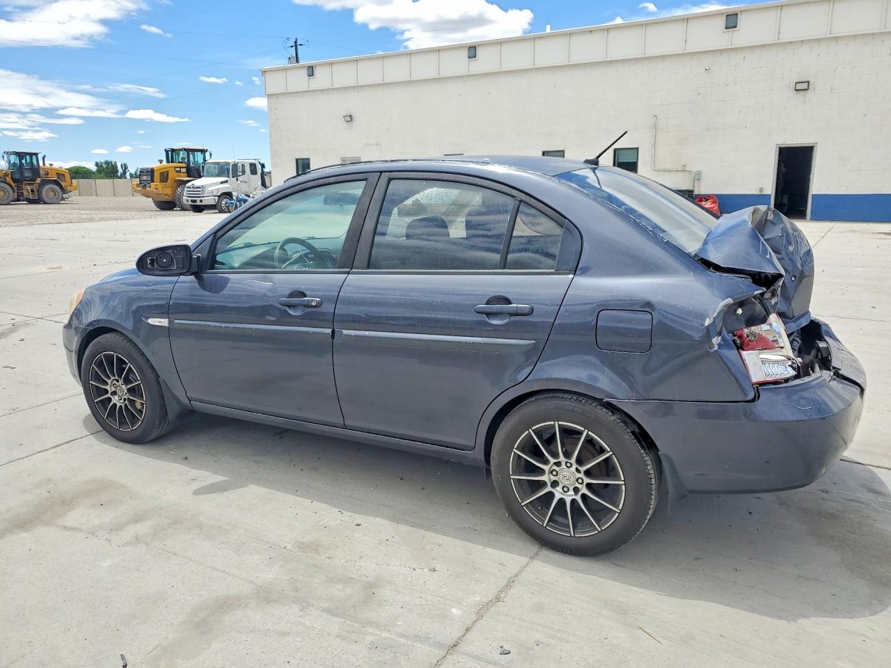 2007 Hyundai Accent Gls Black vin: KMHCN46C37U136855