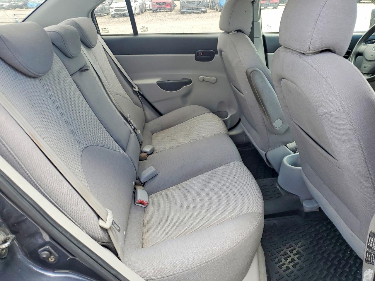 2007 Hyundai Accent Gls Black vin: KMHCN46C37U136855