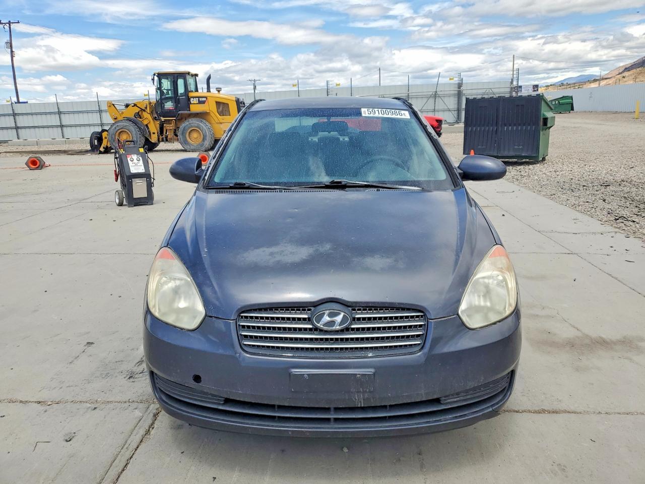 2007 Hyundai Accent Gls Black vin: KMHCN46C37U136855