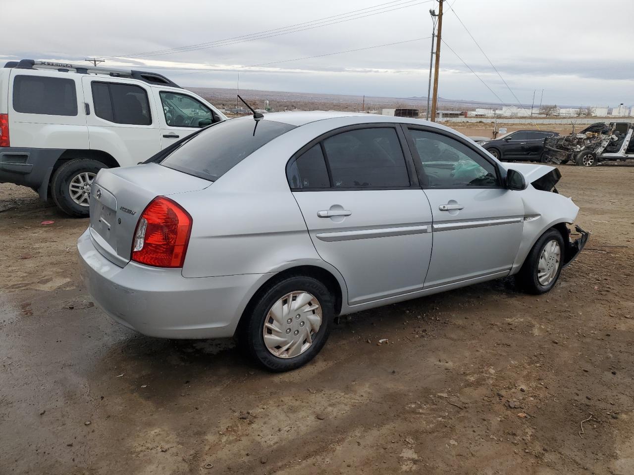 2008 Hyundai Accent Gls Серебряный vin: KMHCN46C38U214777