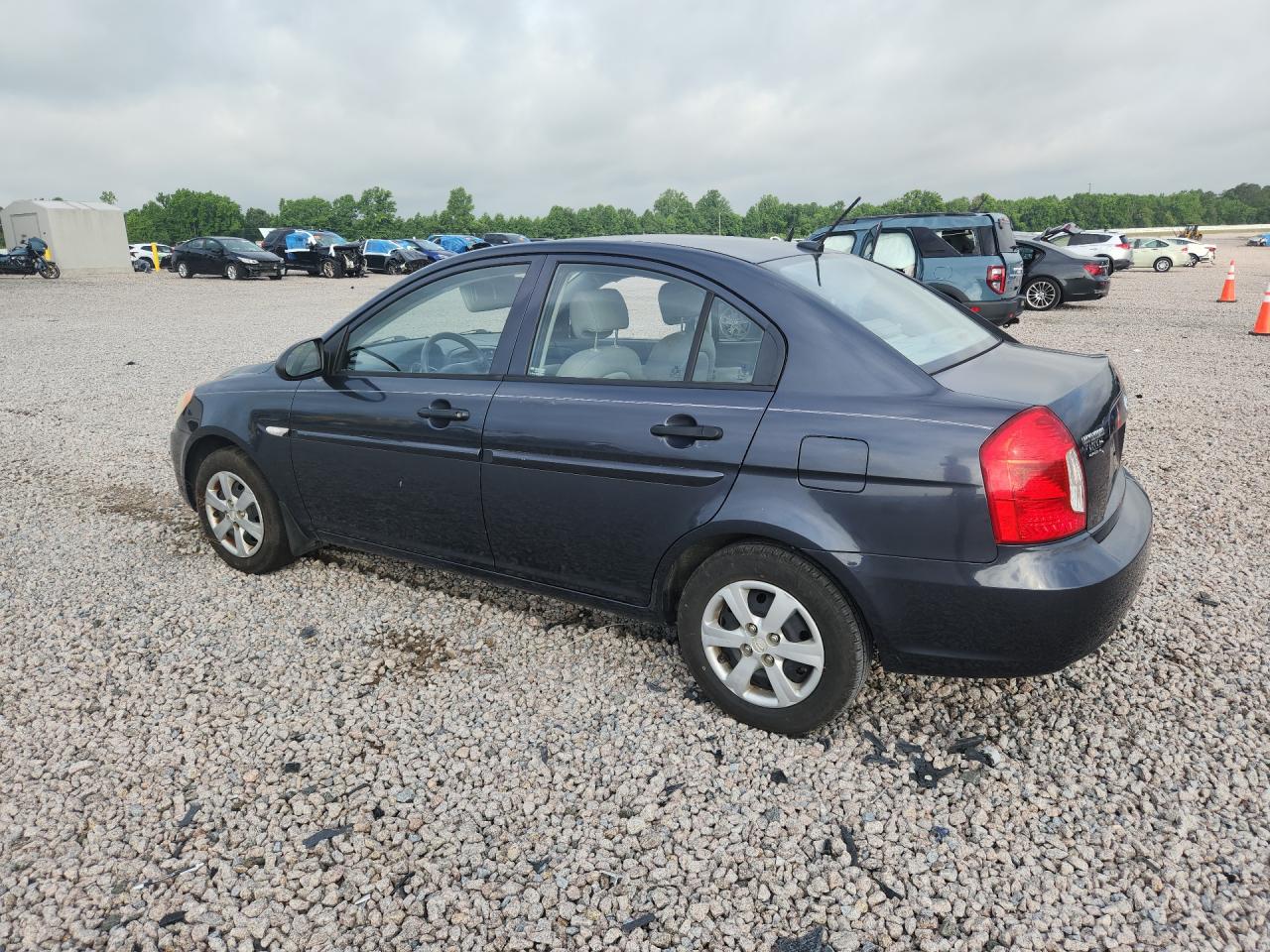 2009 Hyundai Accent Gls Gray vin: KMHCN46C39U299864
