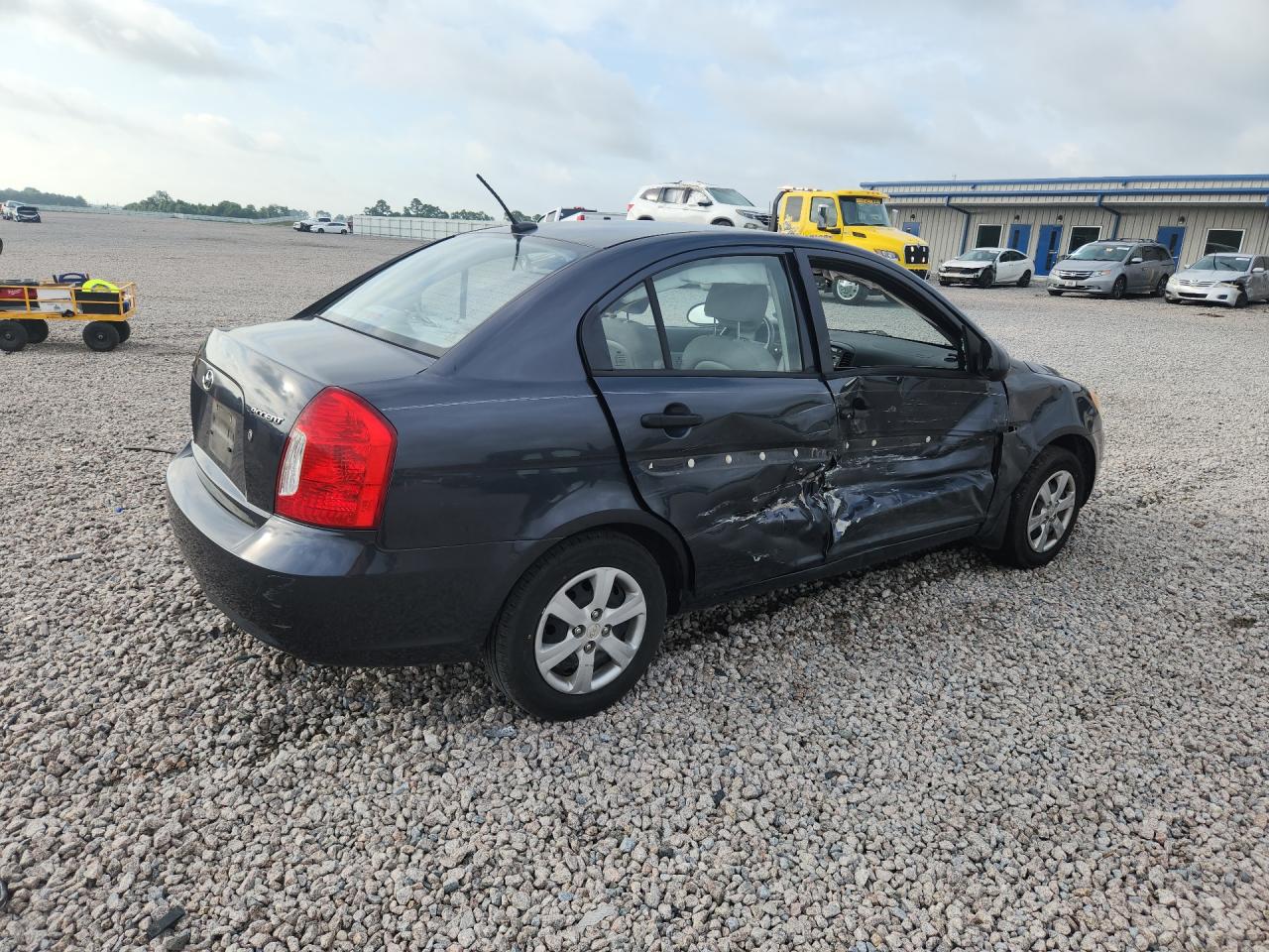 2009 Hyundai Accent Gls Gray vin: KMHCN46C39U299864