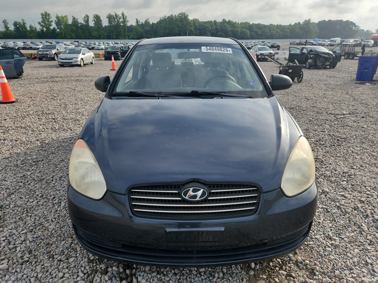 2009 Hyundai Accent Gls Gray vin: KMHCN46C39U299864