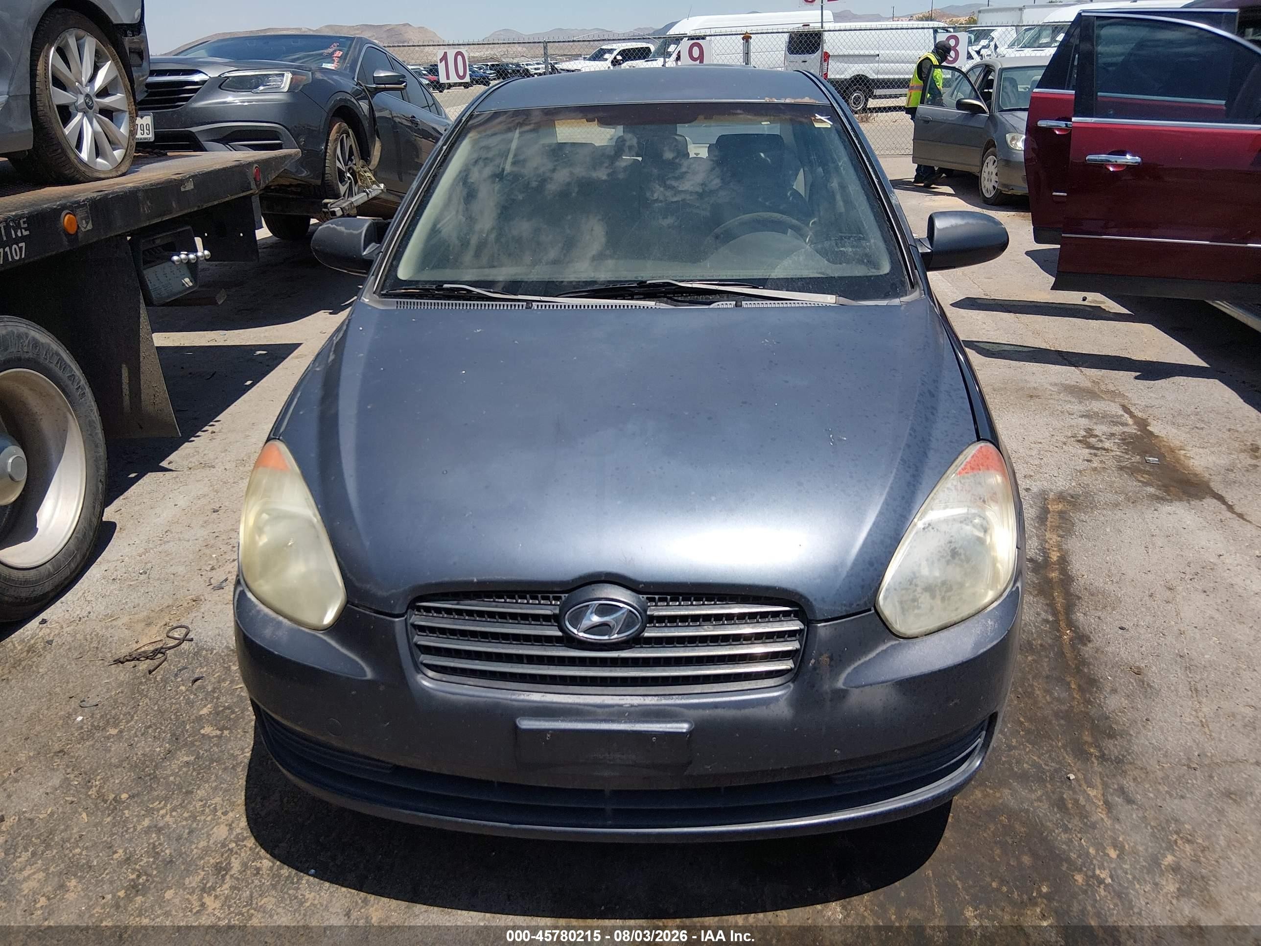 2009 Hyundai Accent Gls Blue vin: KMHCN46C39U327971