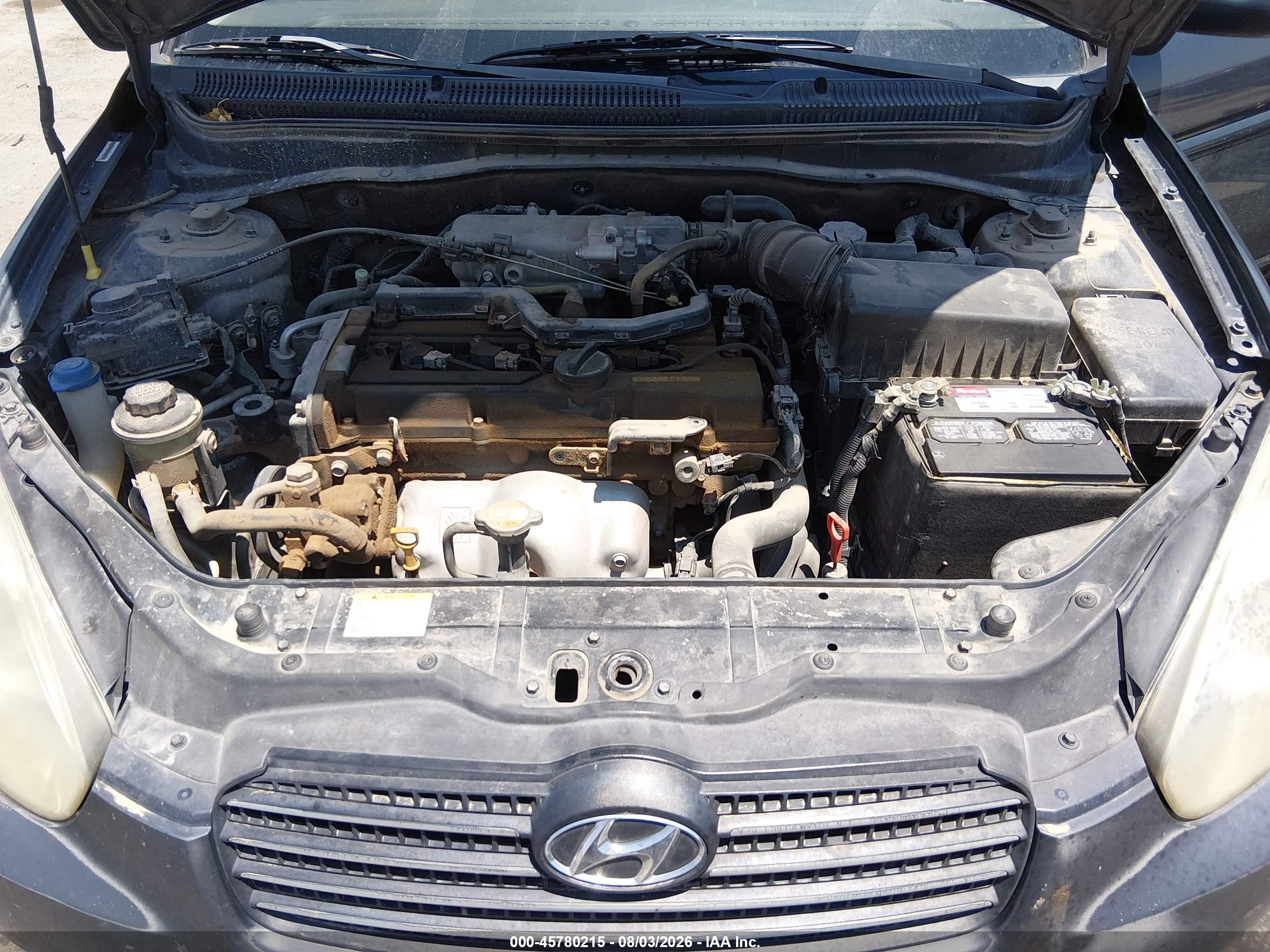 2009 Hyundai Accent Gls Blue vin: KMHCN46C39U327971