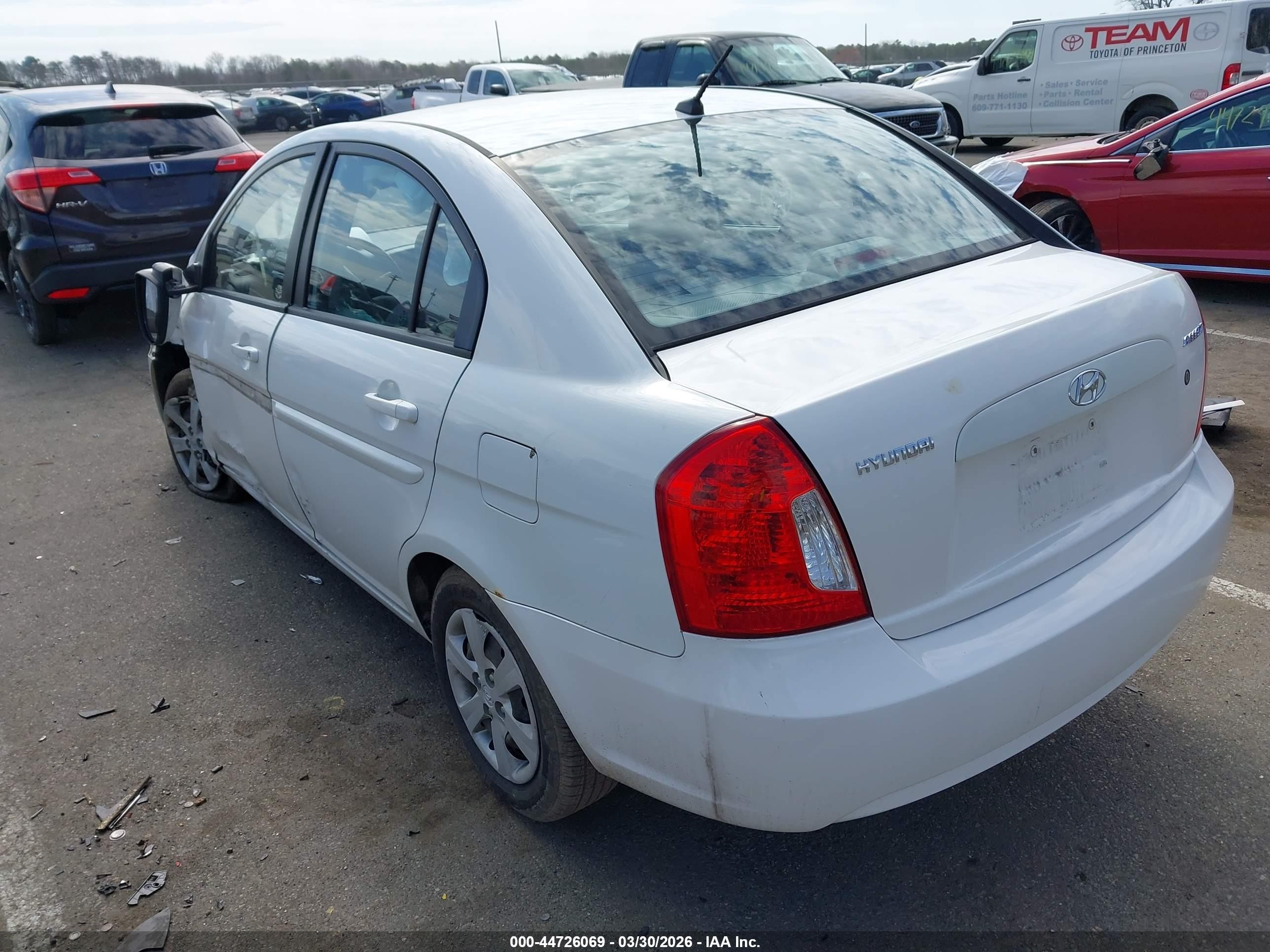 2009 Hyundai Accent Gls Black vin: KMHCN46C39U372005