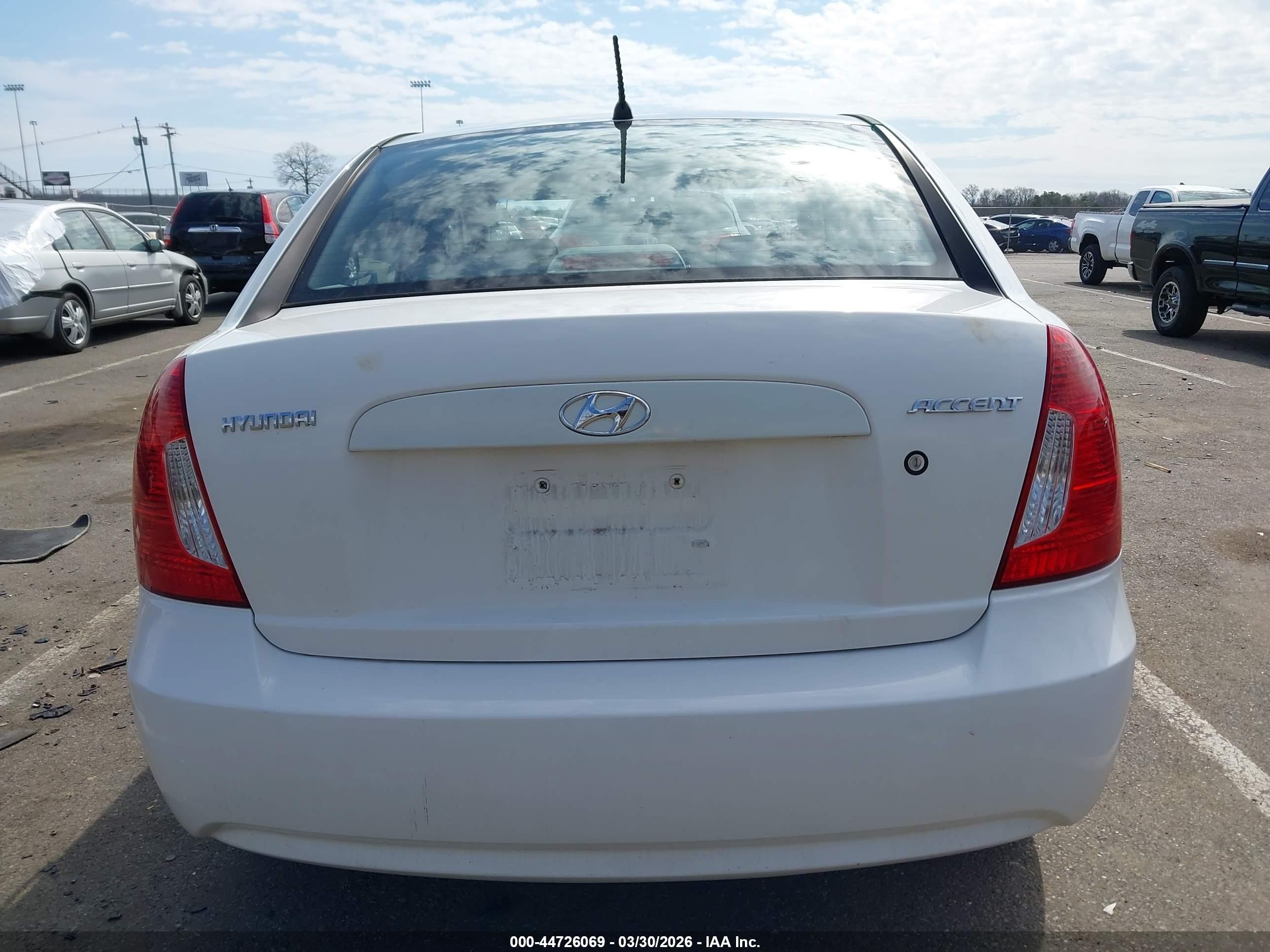 2009 Hyundai Accent Gls Black vin: KMHCN46C39U372005