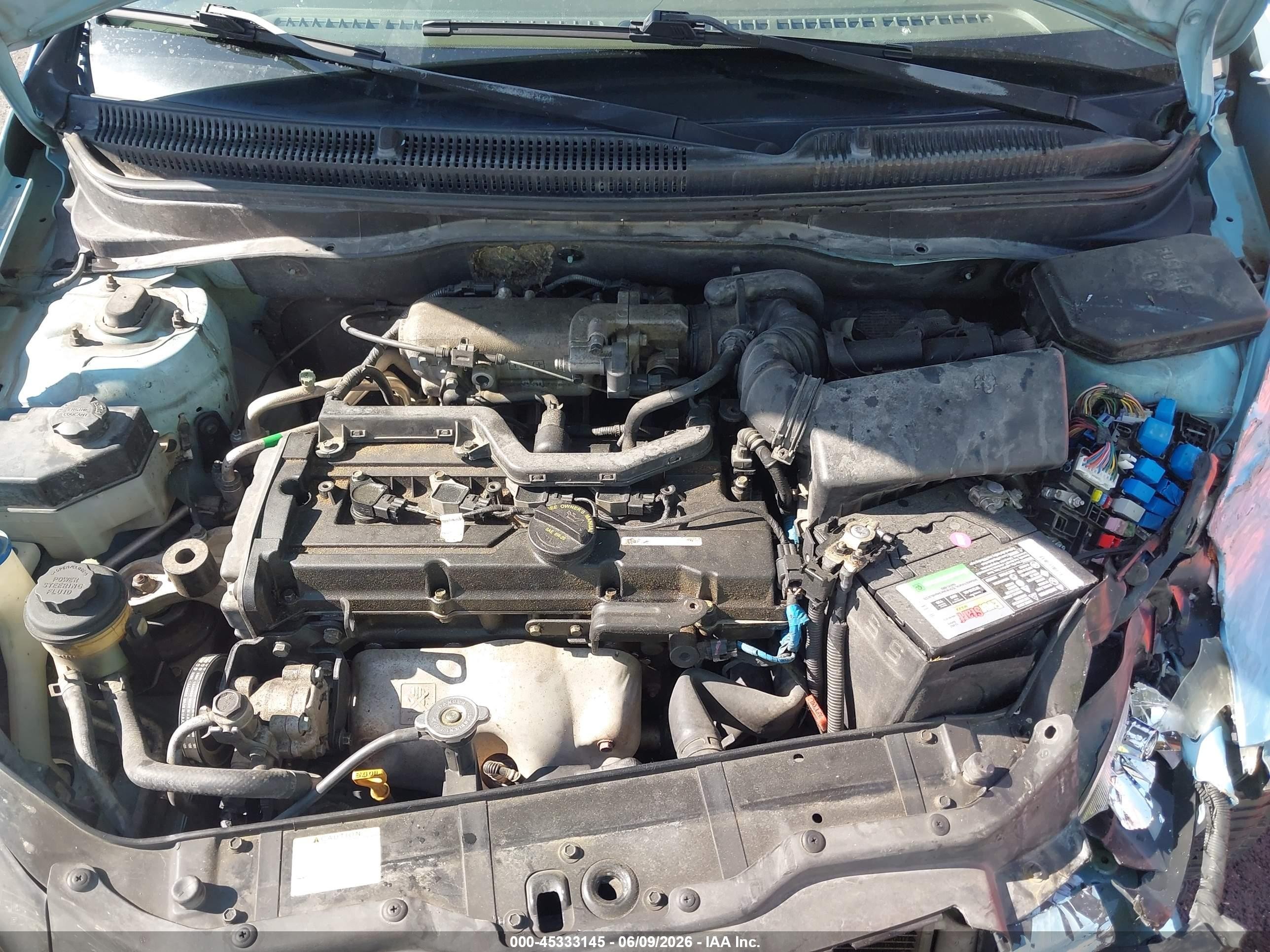 2009 Hyundai Accent Gls Blue vin: KMHCN46C39U374854