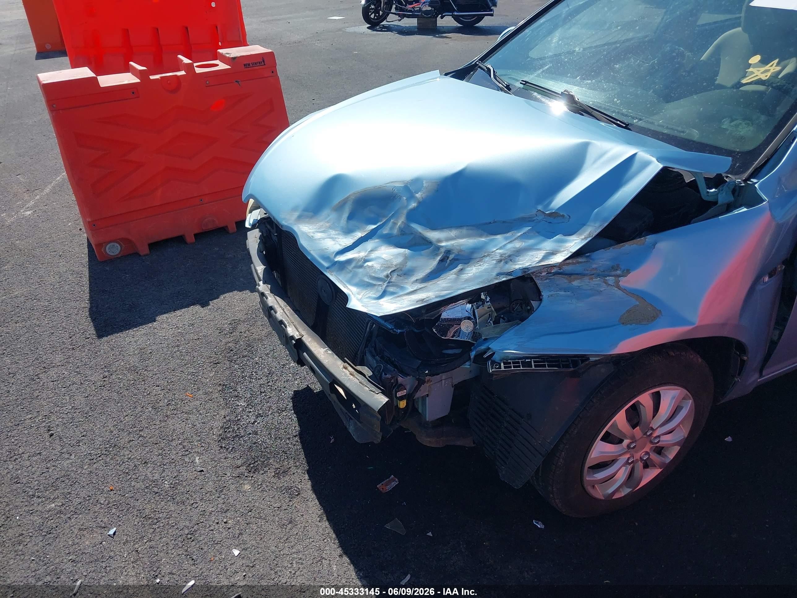2009 Hyundai Accent Gls Blue vin: KMHCN46C39U374854