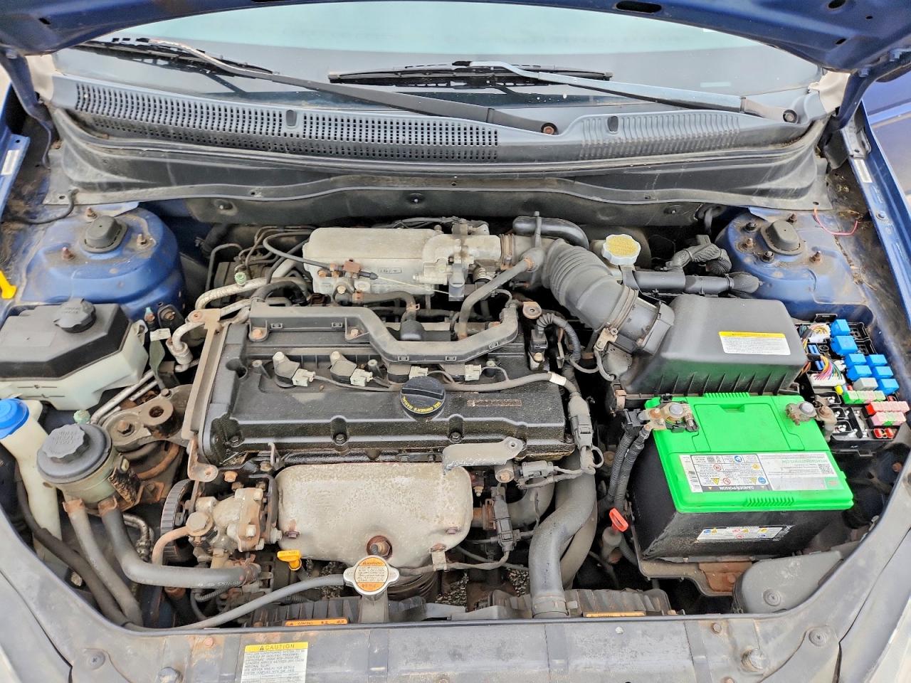 2006 Hyundai Accent Gls Blue vin: KMHCN46C46U013385