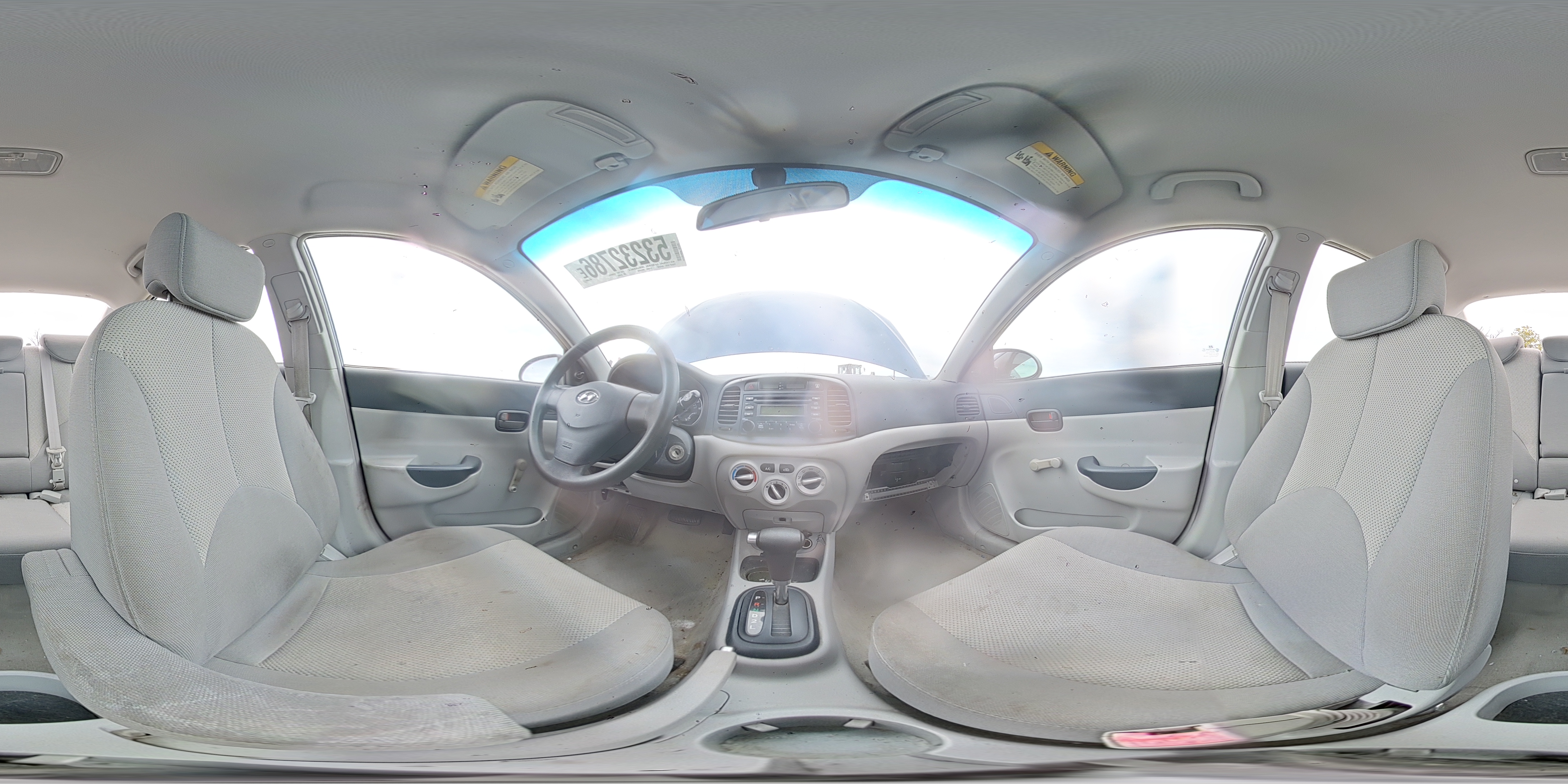 2006 Hyundai Accent Gls Blue vin: KMHCN46C46U013385