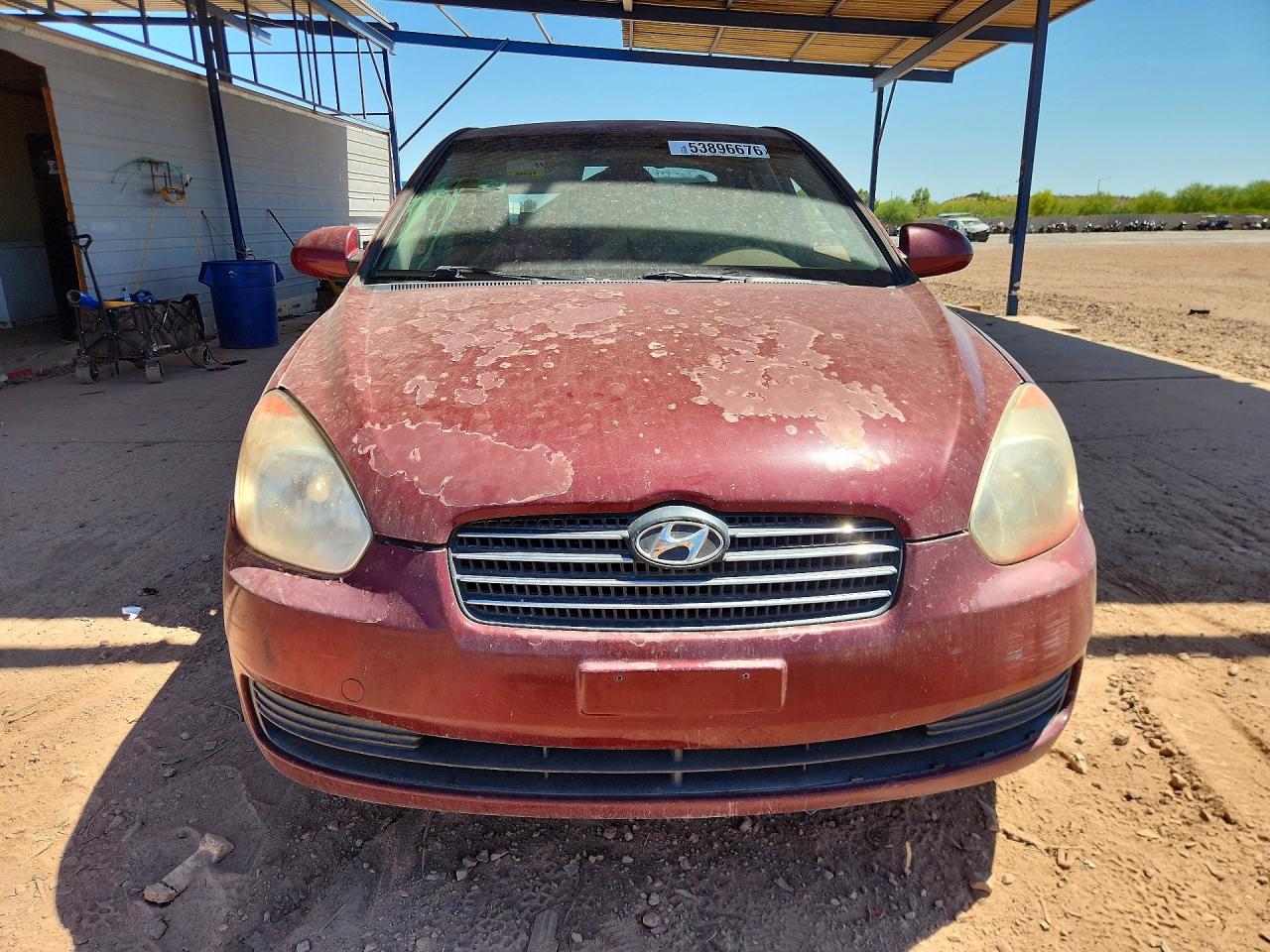 2006 Hyundai Accent Gls Red vin: KMHCN46C46U058259