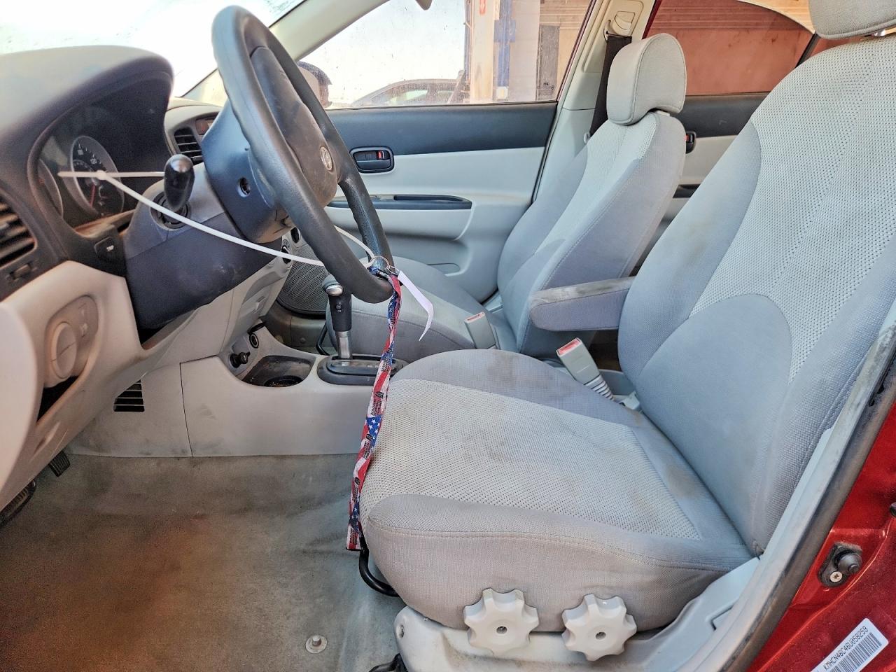 2006 Hyundai Accent Gls Red vin: KMHCN46C46U058259