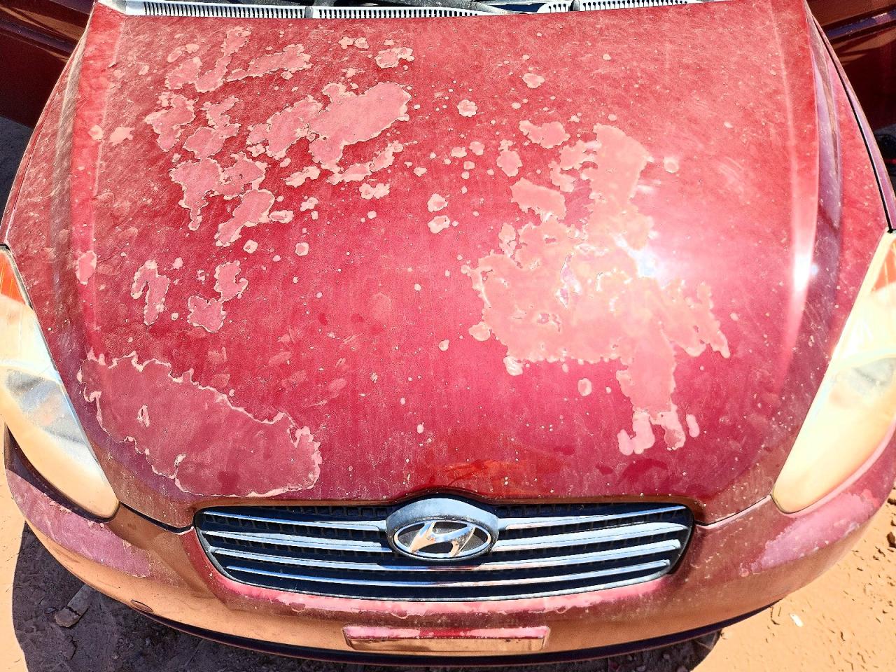 2006 Hyundai Accent Gls Red vin: KMHCN46C46U058259