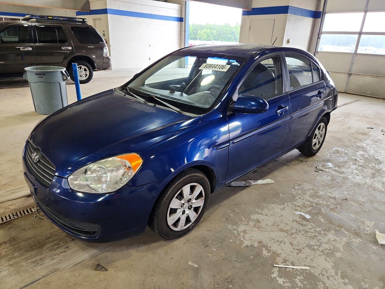 2008 Hyundai Accent Gls Blue vin: KMHCN46C48U201410
