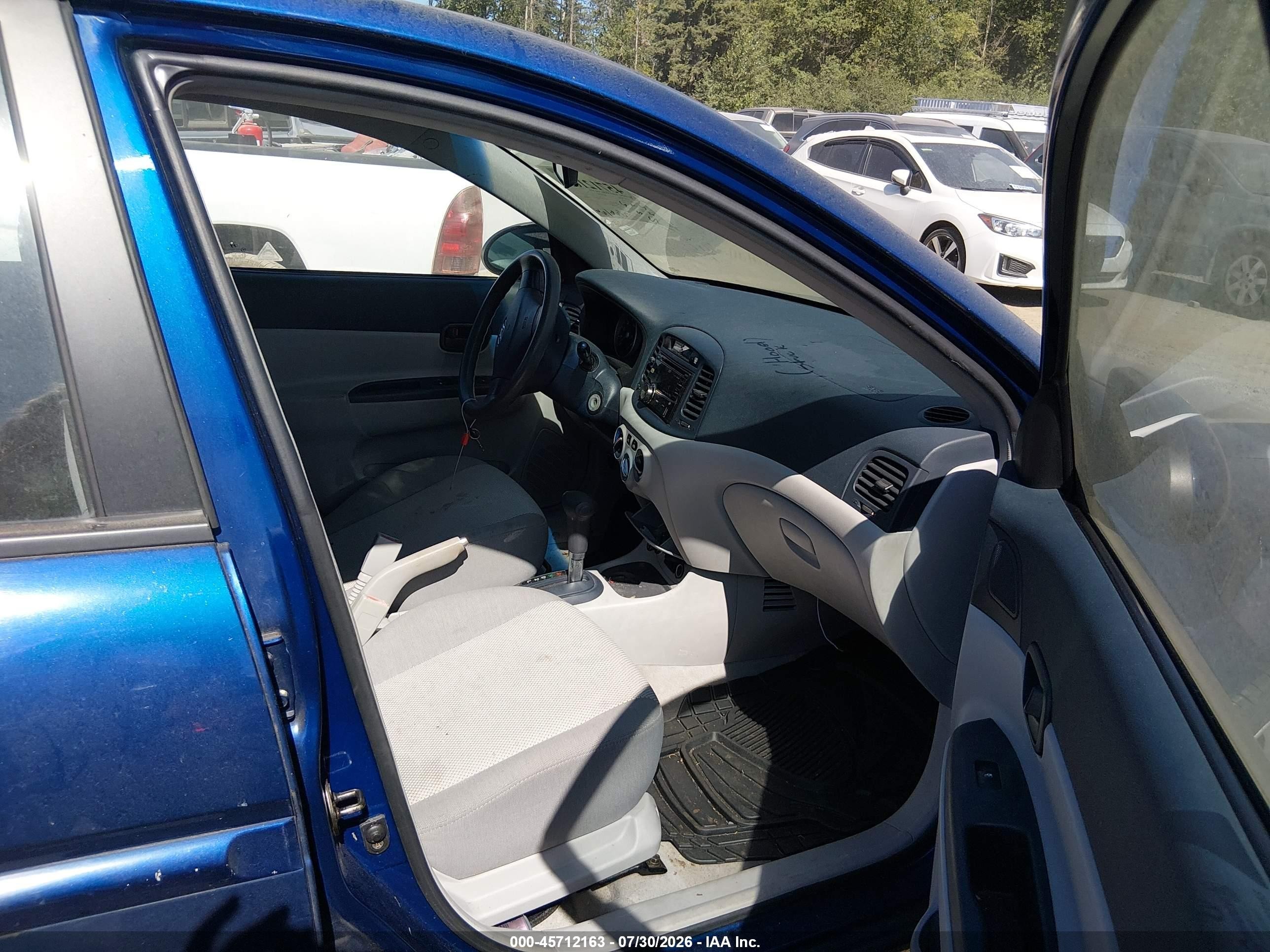 2006 Hyundai Accent Gls Blue vin: KMHCN46C56U008261