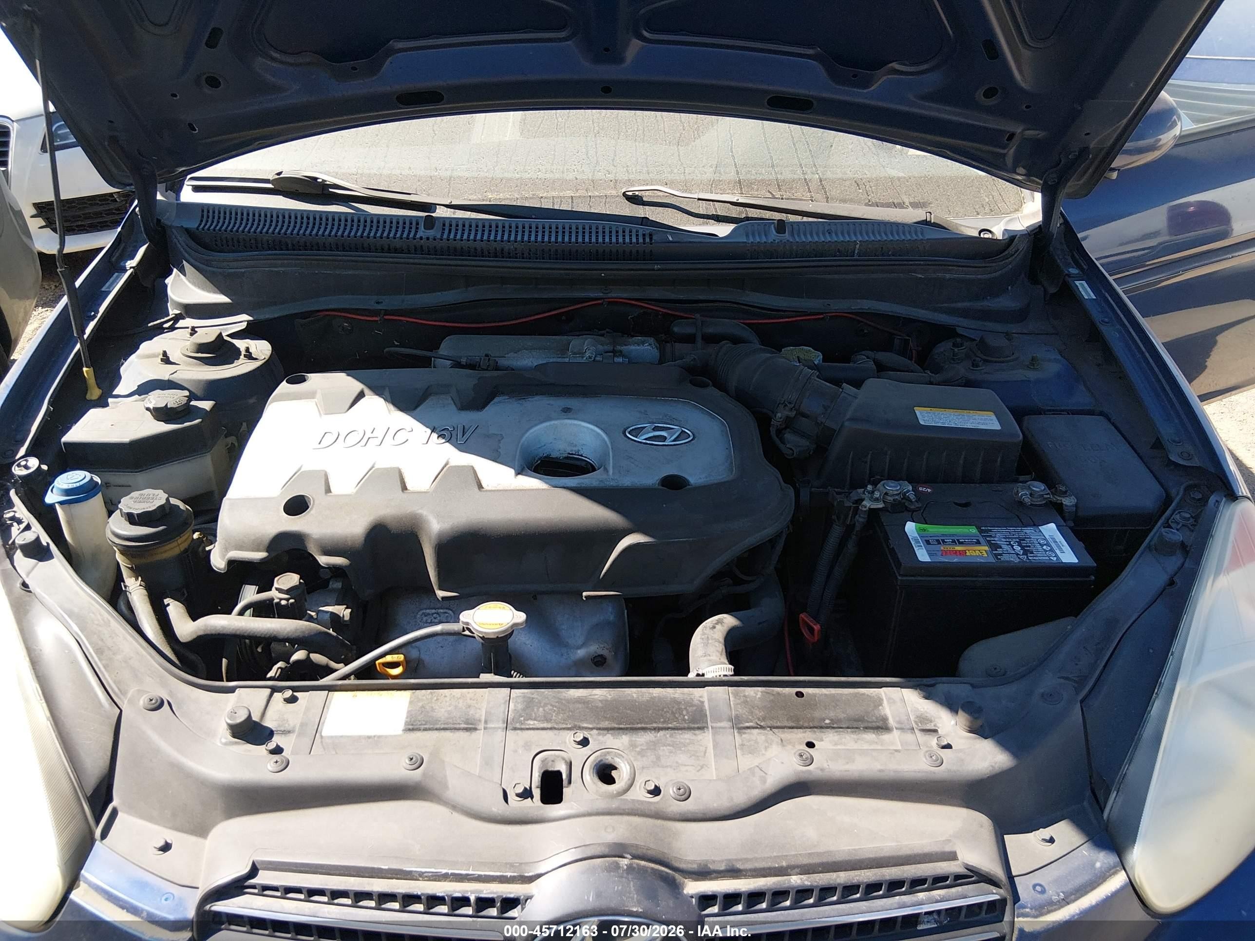 2006 Hyundai Accent Gls Blue vin: KMHCN46C56U008261