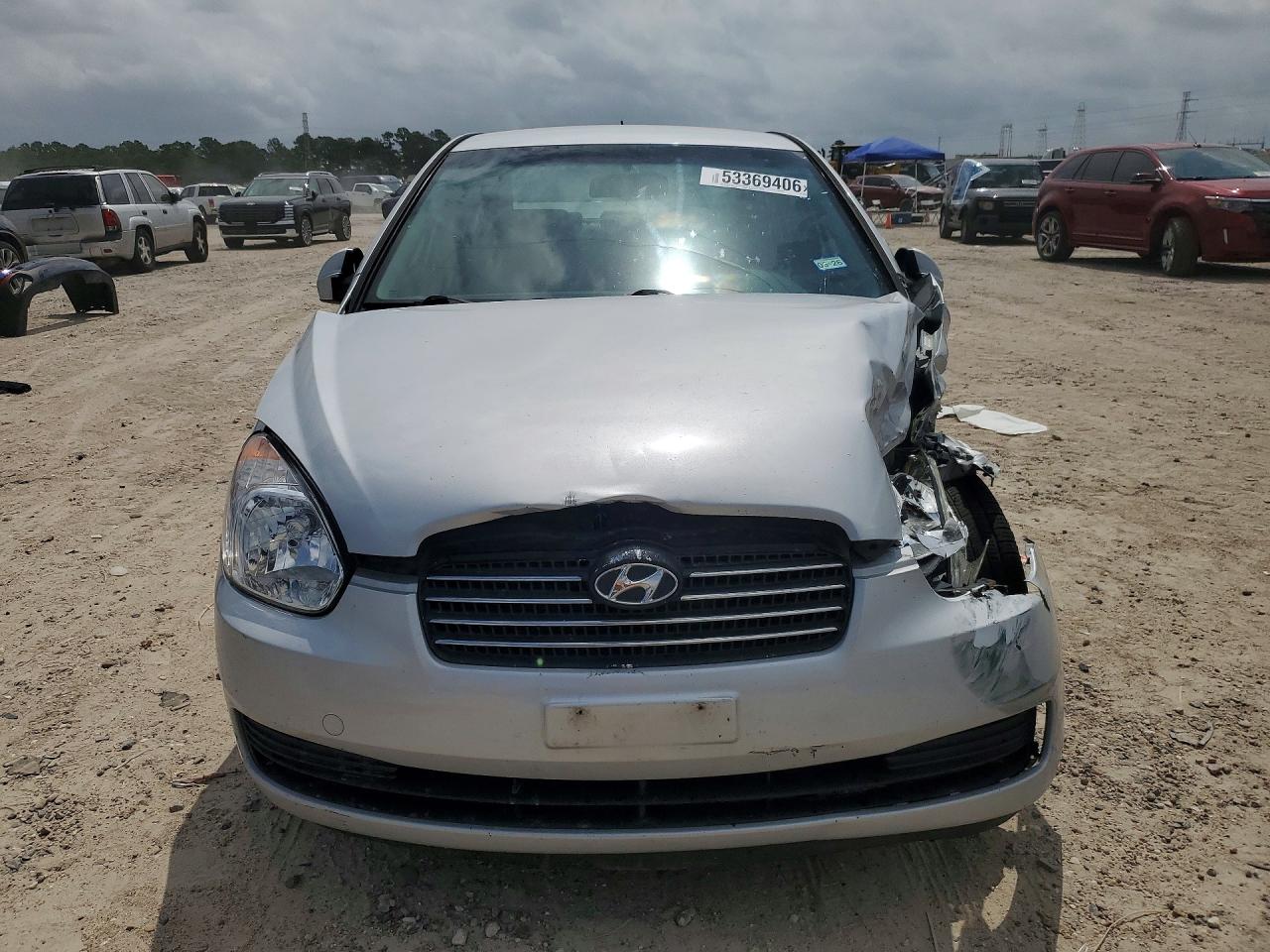 2006 Hyundai Accent Gls Silver vin: KMHCN46C56U063048
