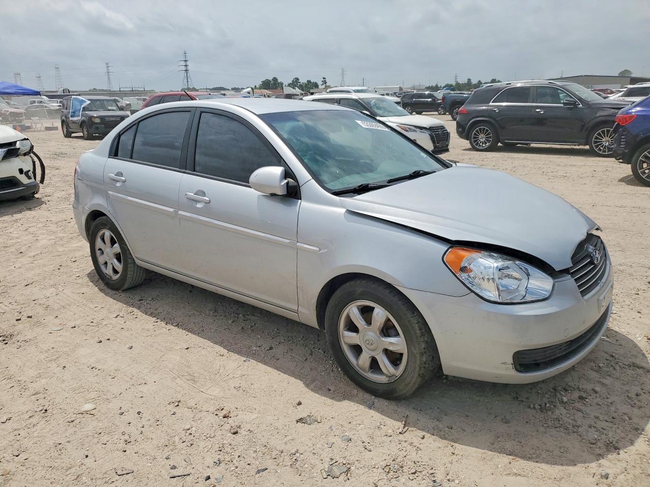 2006 Hyundai Accent Gls Silver vin: KMHCN46C56U063048