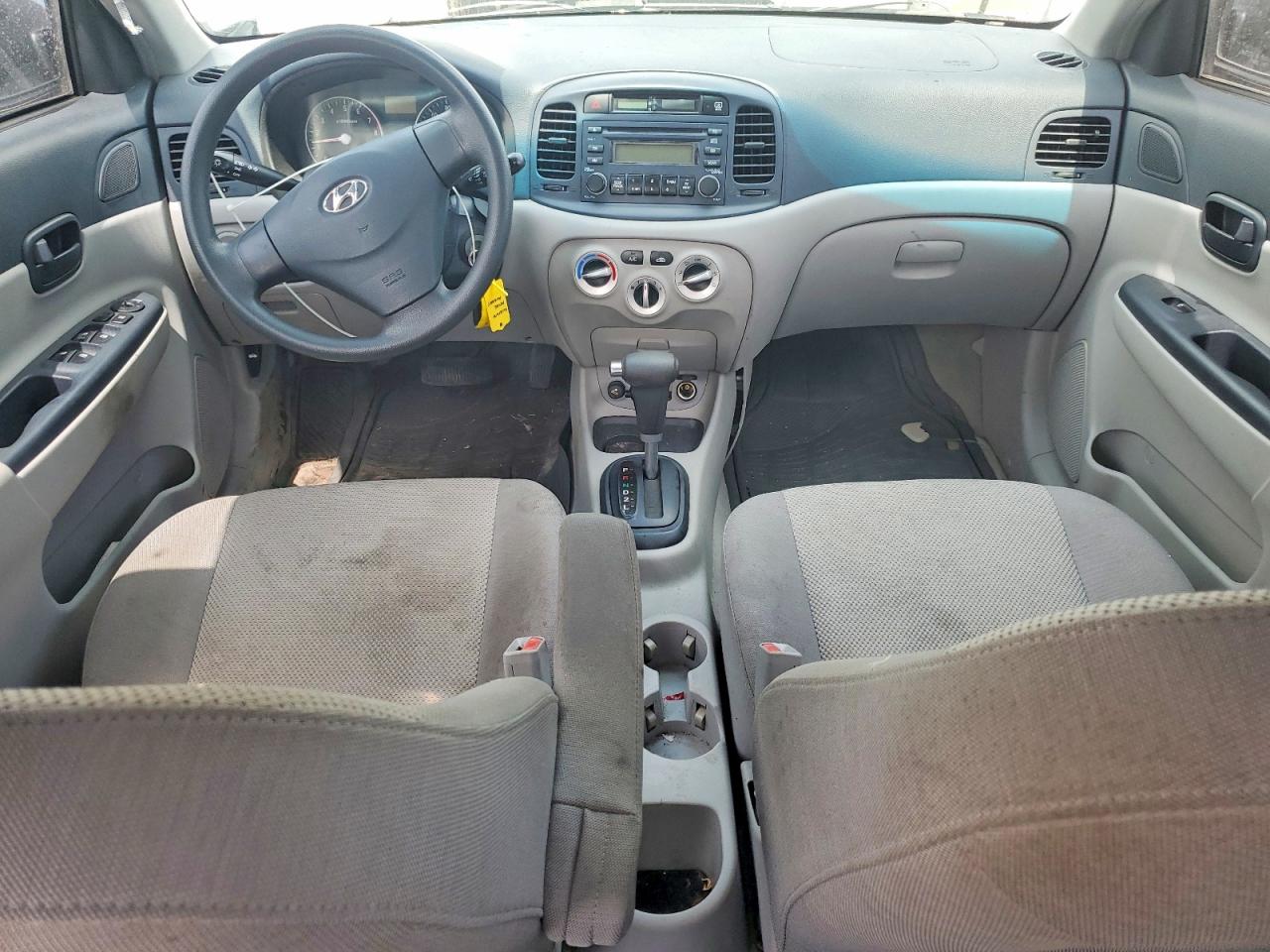 2006 Hyundai Accent Gls Silver vin: KMHCN46C56U063048