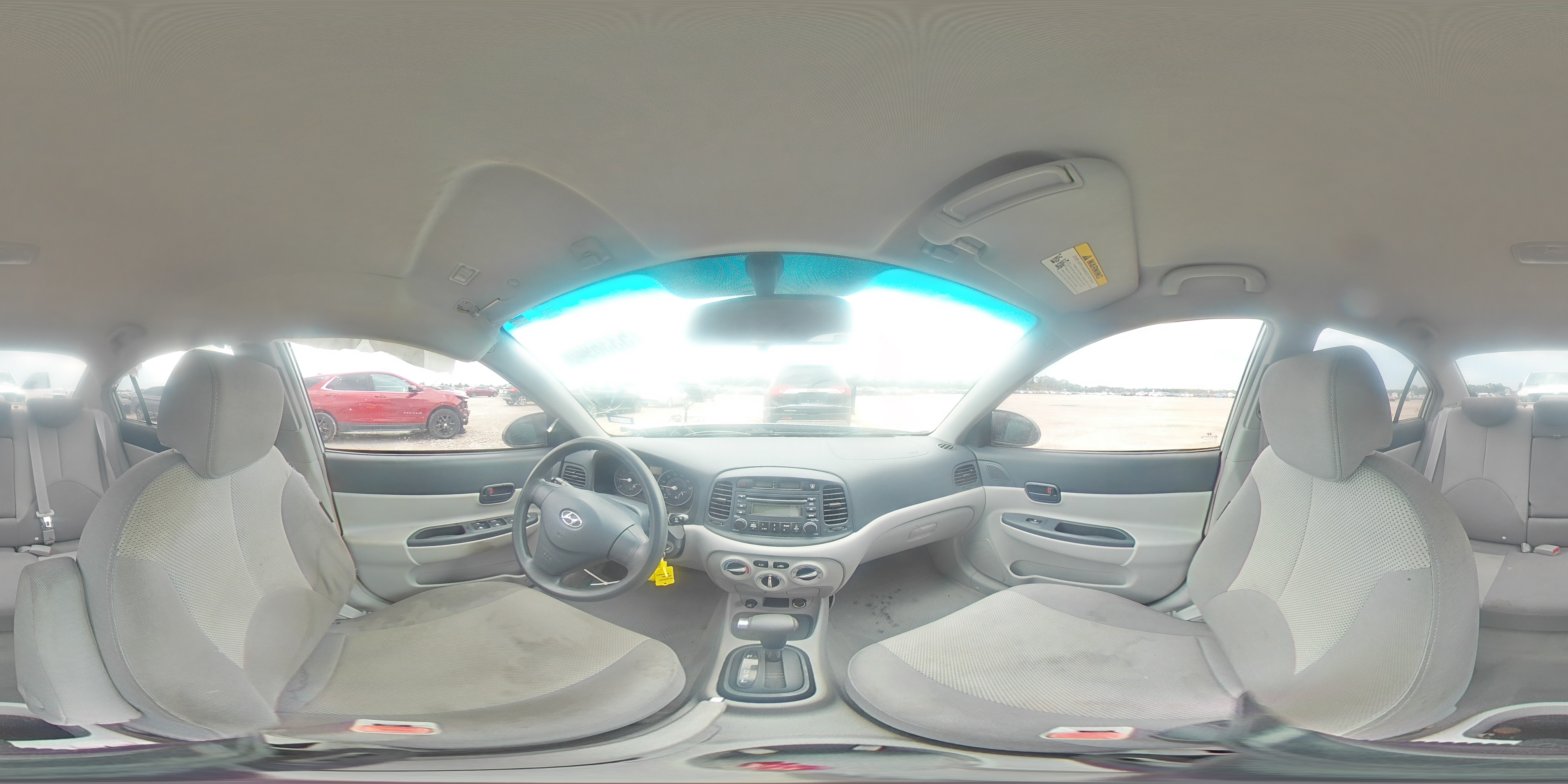 2006 Hyundai Accent Gls Silver vin: KMHCN46C56U063048