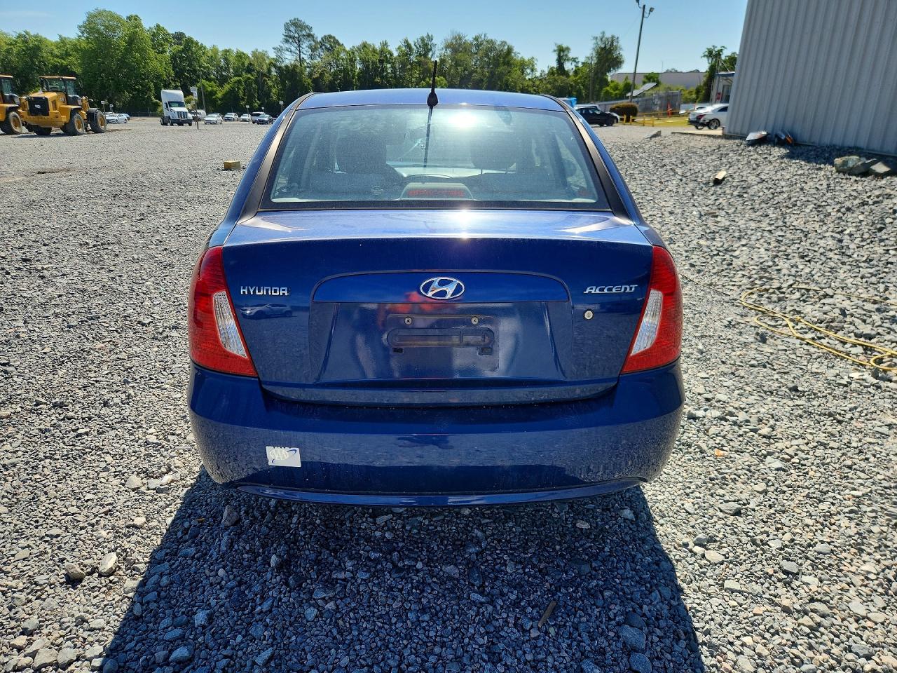 2007 Hyundai Accent Gls Blue vin: KMHCN46C57U075654