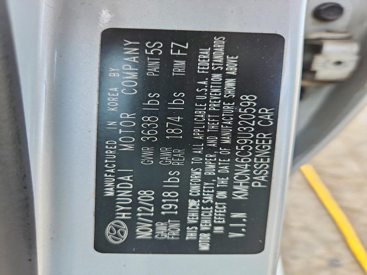 2009 Hyundai Accent Gls Серебряный vin: KMHCN46C59U320598