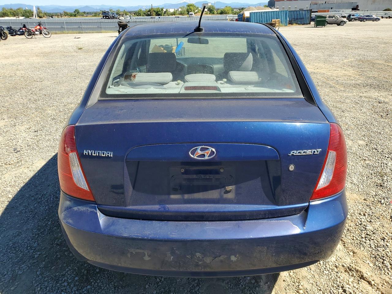 2009 Hyundai Accent Gls Blue vin: KMHCN46C59U321458