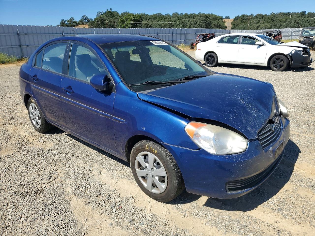 2009 Hyundai Accent Gls Blue vin: KMHCN46C59U321458