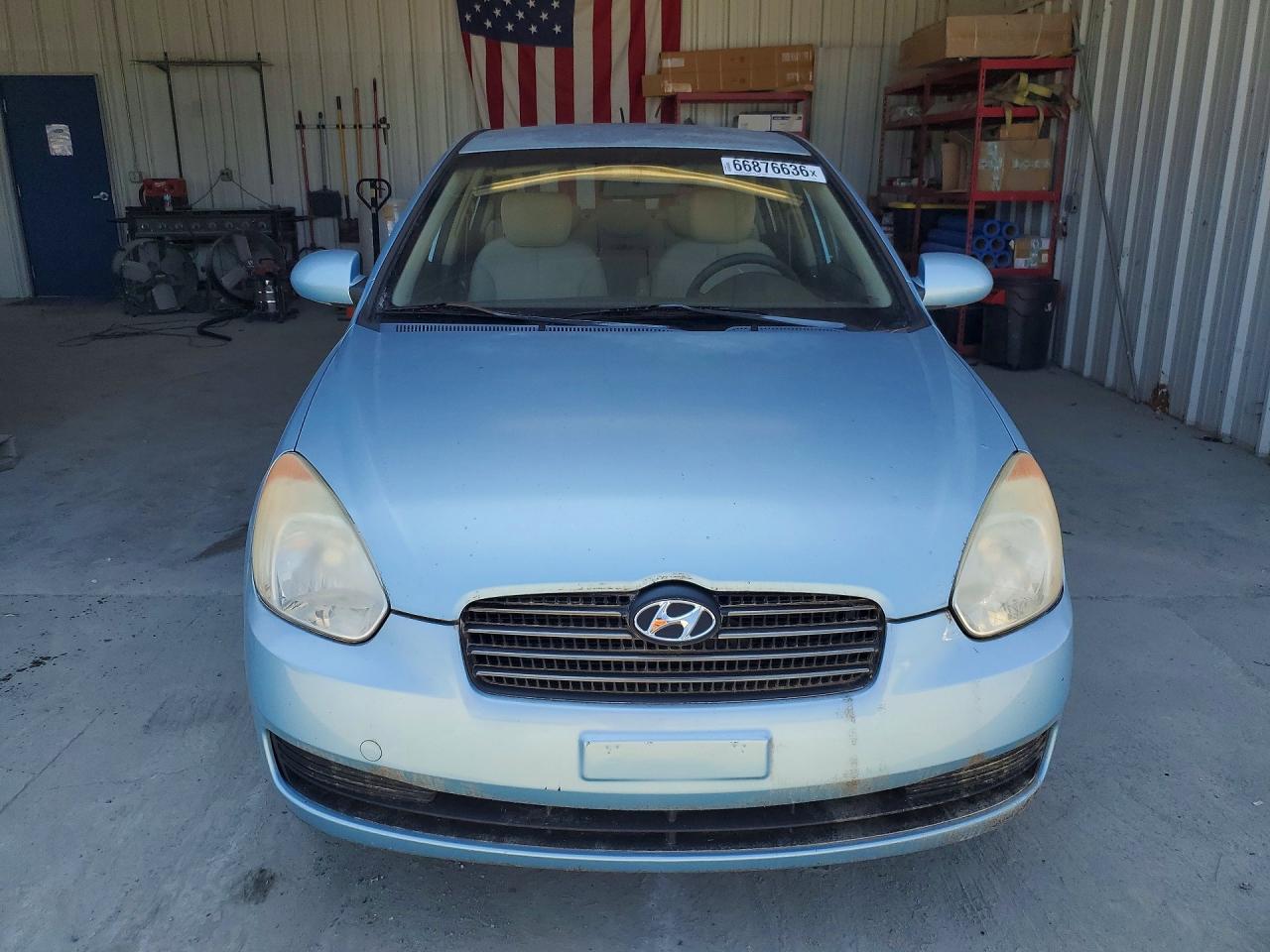 2009 Hyundai Accent Gls Blue vin: KMHCN46C59U346506
