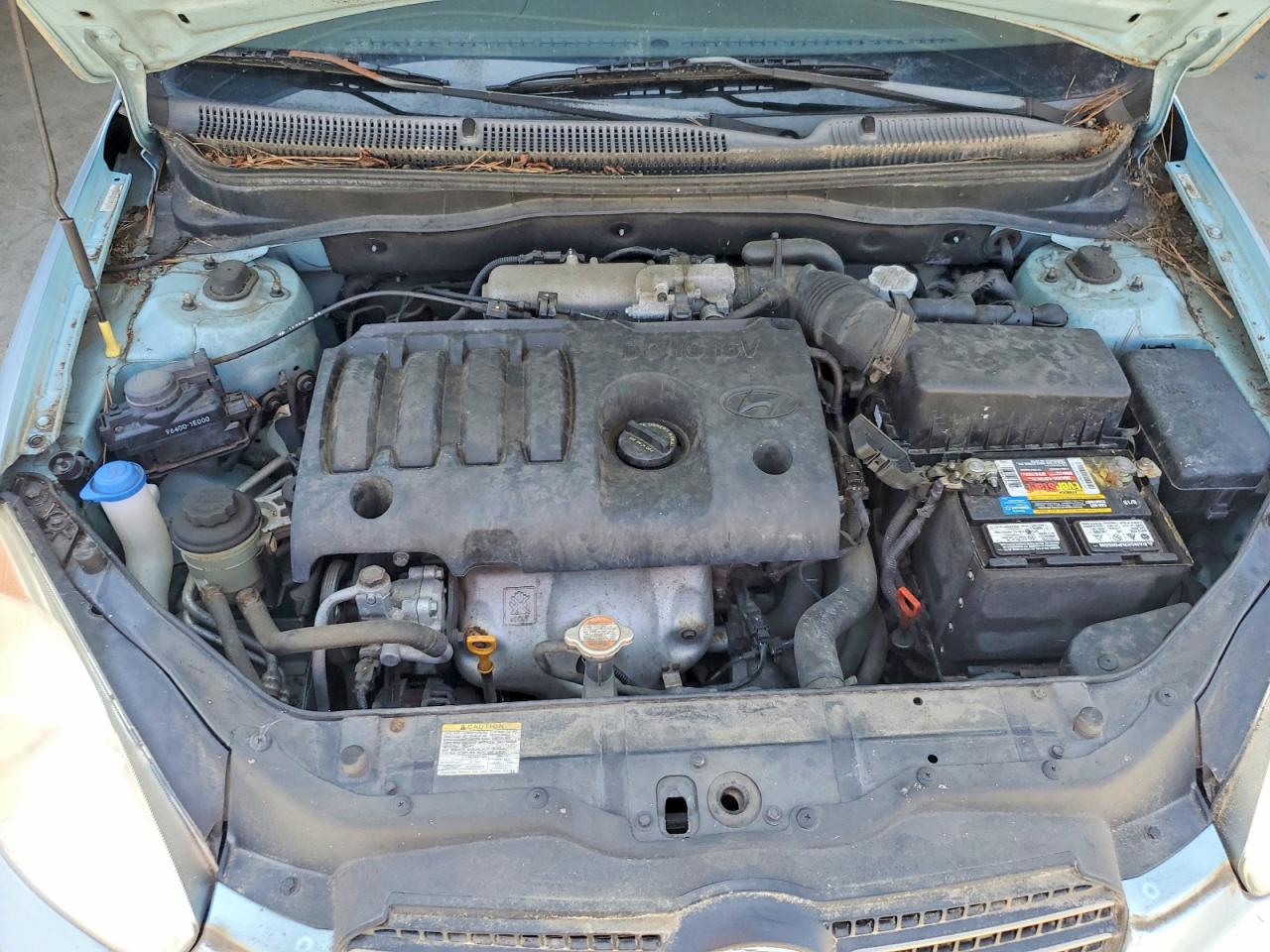 2009 Hyundai Accent Gls Blue vin: KMHCN46C59U346506