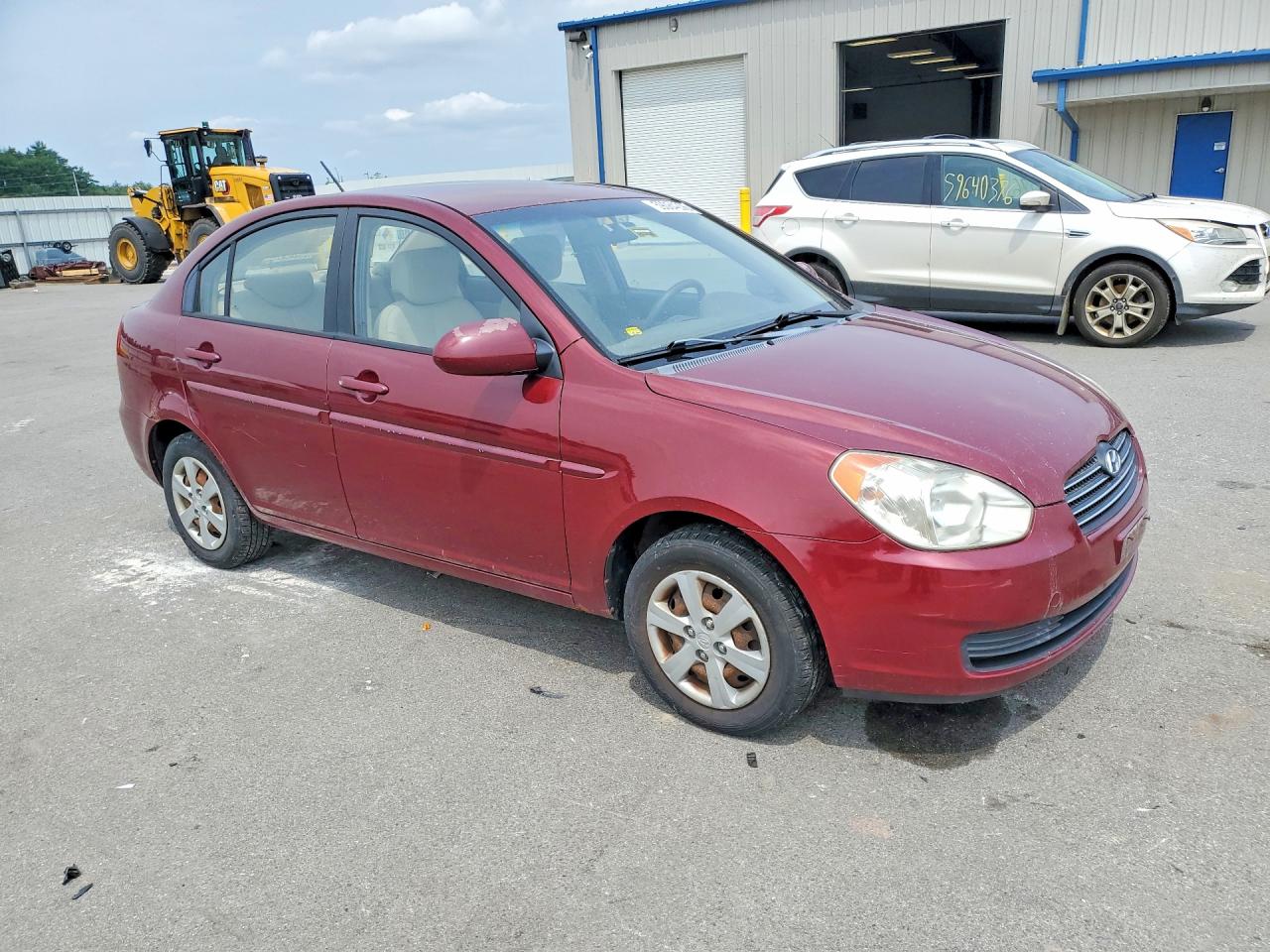 2008 Hyundai Accent Gls Red vin: KMHCN46C68U259454