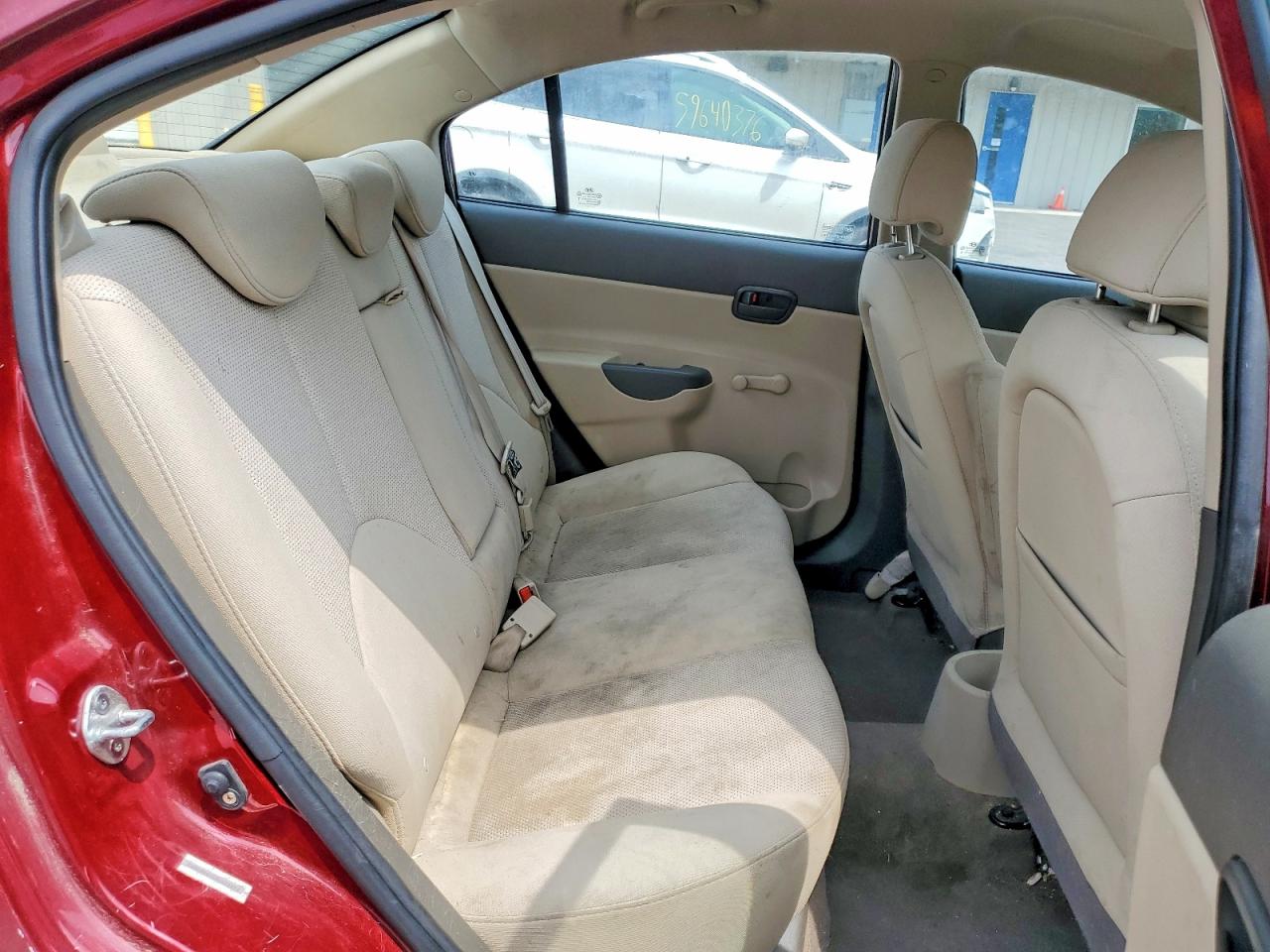 2008 Hyundai Accent Gls Red vin: KMHCN46C68U259454