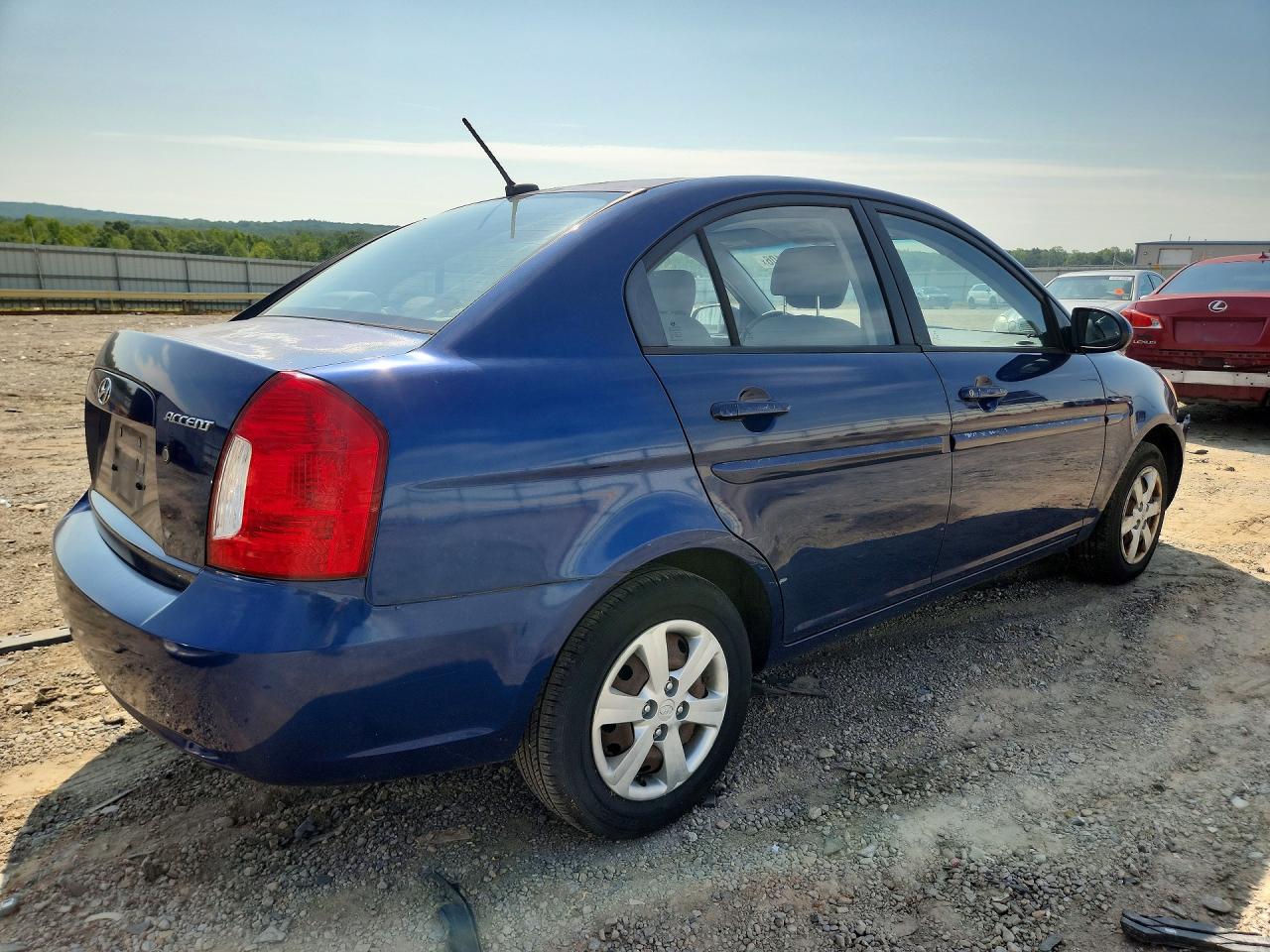 2009 Hyundai Accent Gls Blue vin: KMHCN46C69U299440