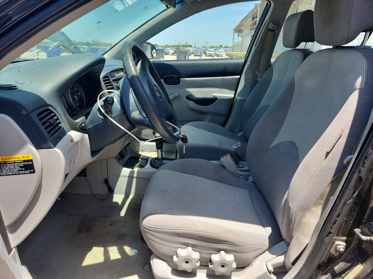 2007 Hyundai Accent Gls Черный vin: KMHCN46C77U086025