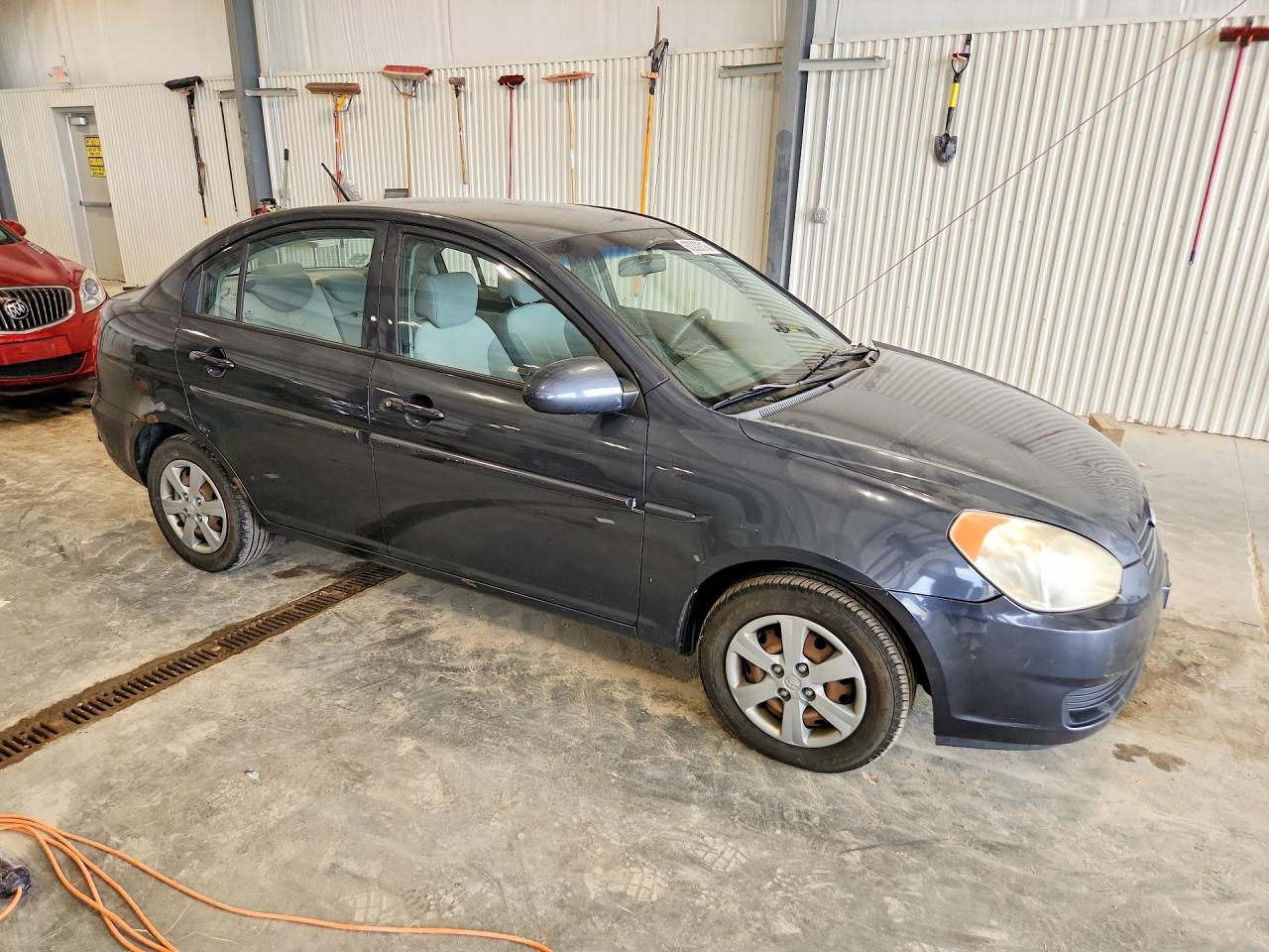 2008 Hyundai Accent Gls Gray vin: KMHCN46C78U249709
