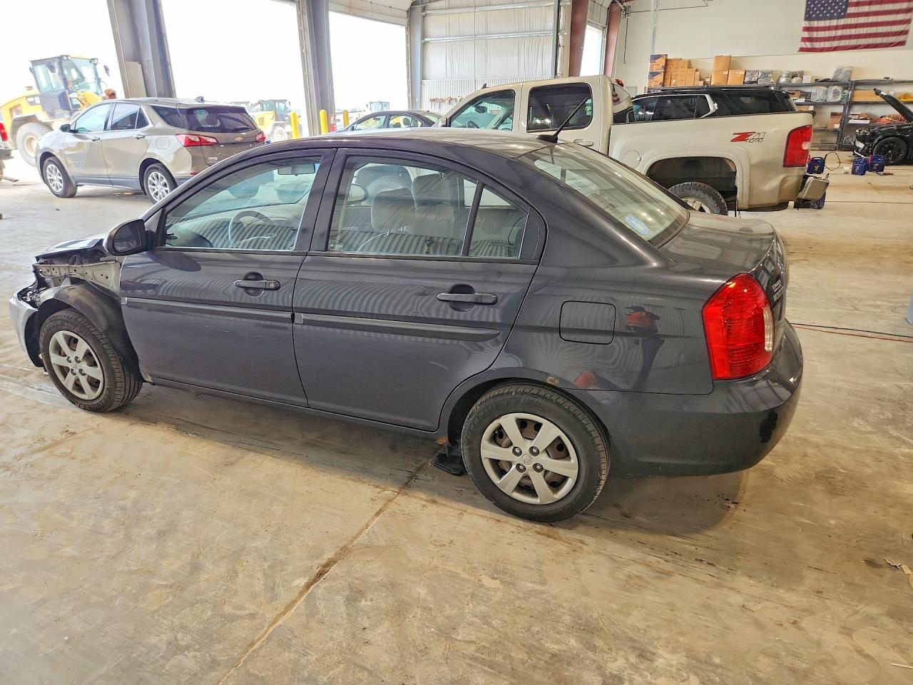 2008 Hyundai Accent Gls Gray vin: KMHCN46C78U249709
