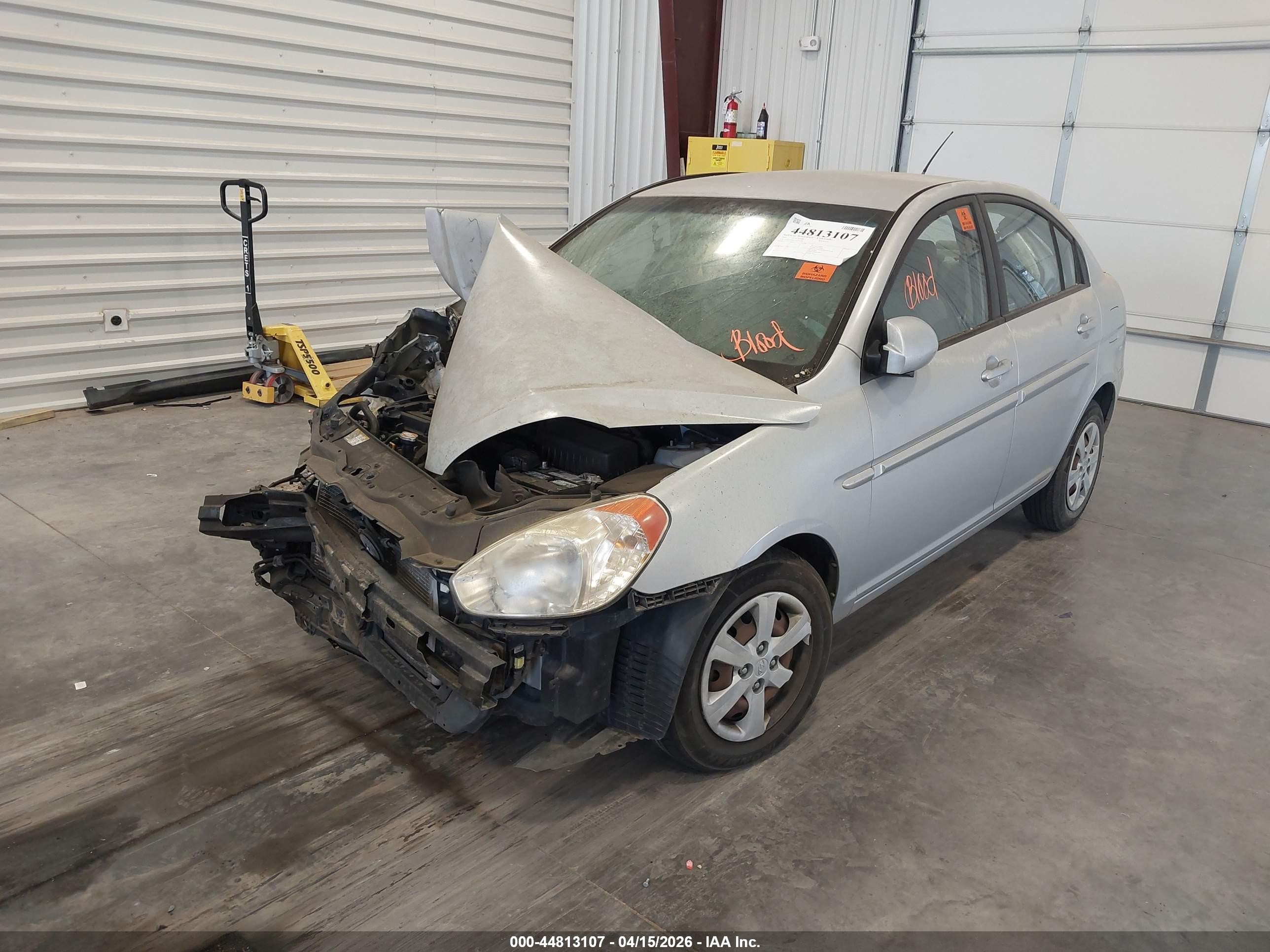 2009 Hyundai Accent Gls Серебряный vin: KMHCN46C79U284168