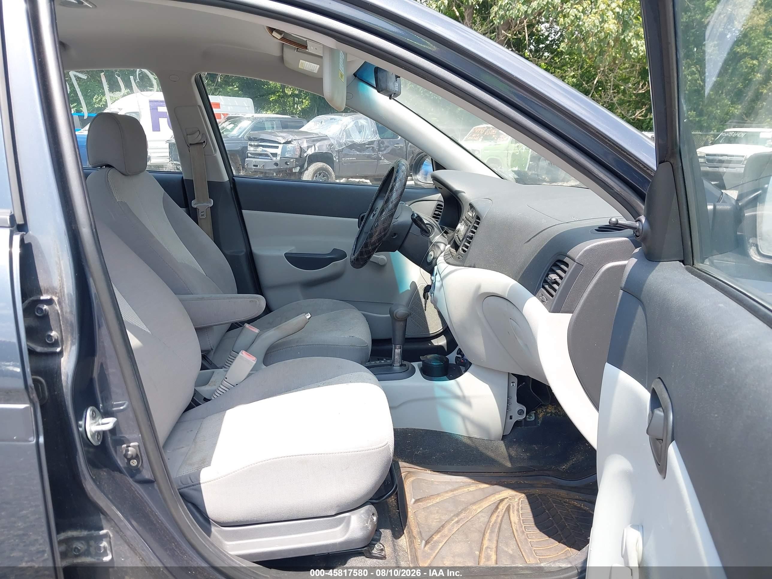 2009 Hyundai Accent Gls Синий vin: KMHCN46C79U285126
