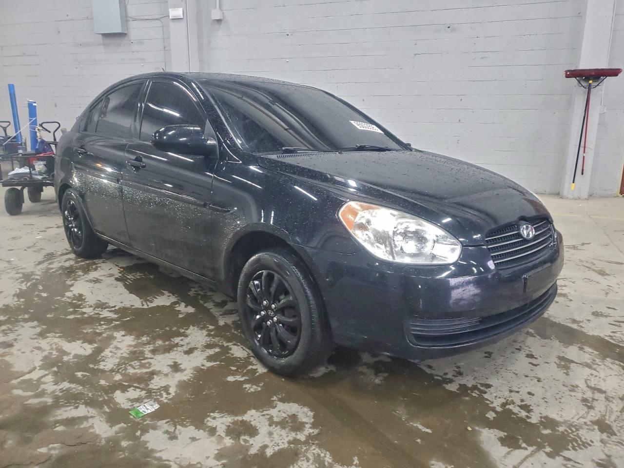 2009 Hyundai Accent Gls Black vin: KMHCN46C79U334731
