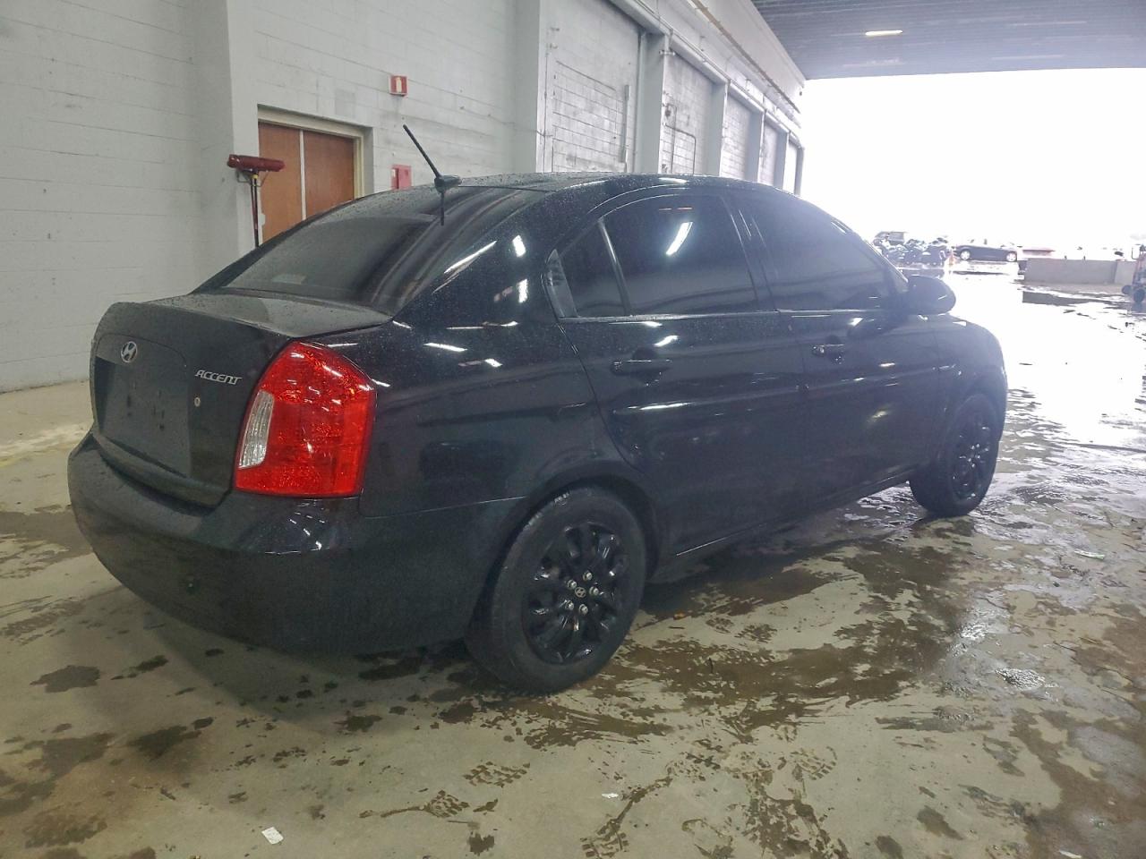 2009 Hyundai Accent Gls Black vin: KMHCN46C79U334731