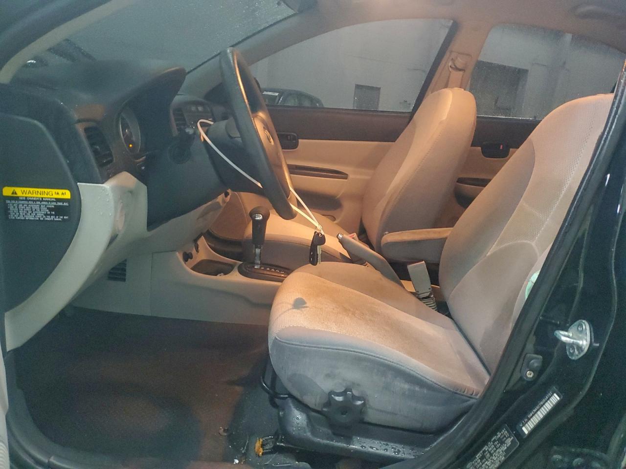 2009 Hyundai Accent Gls Black vin: KMHCN46C79U334731