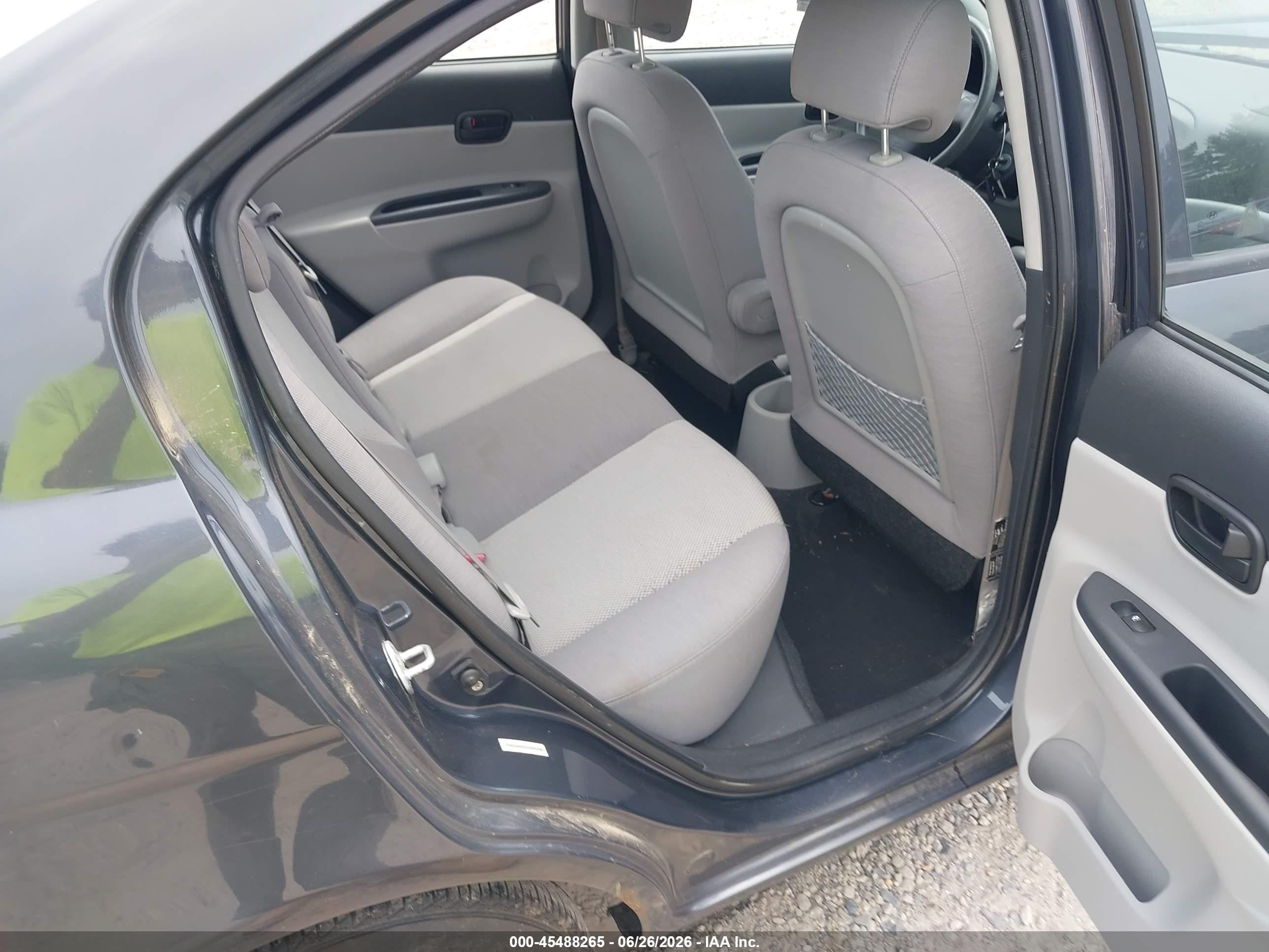 2009 Hyundai Accent Gls Синий vin: KMHCN46C79U340206