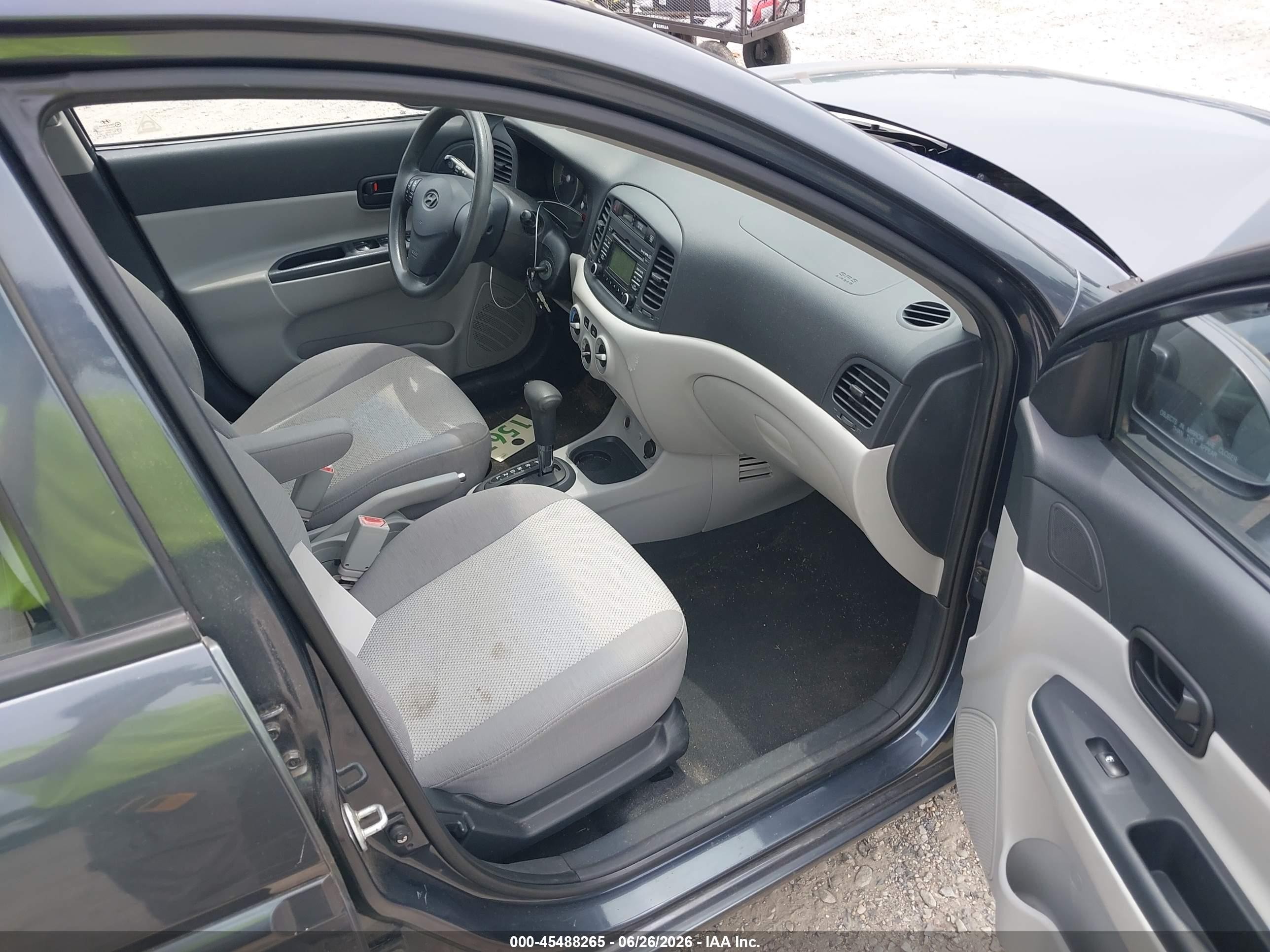2009 Hyundai Accent Gls Синий vin: KMHCN46C79U340206